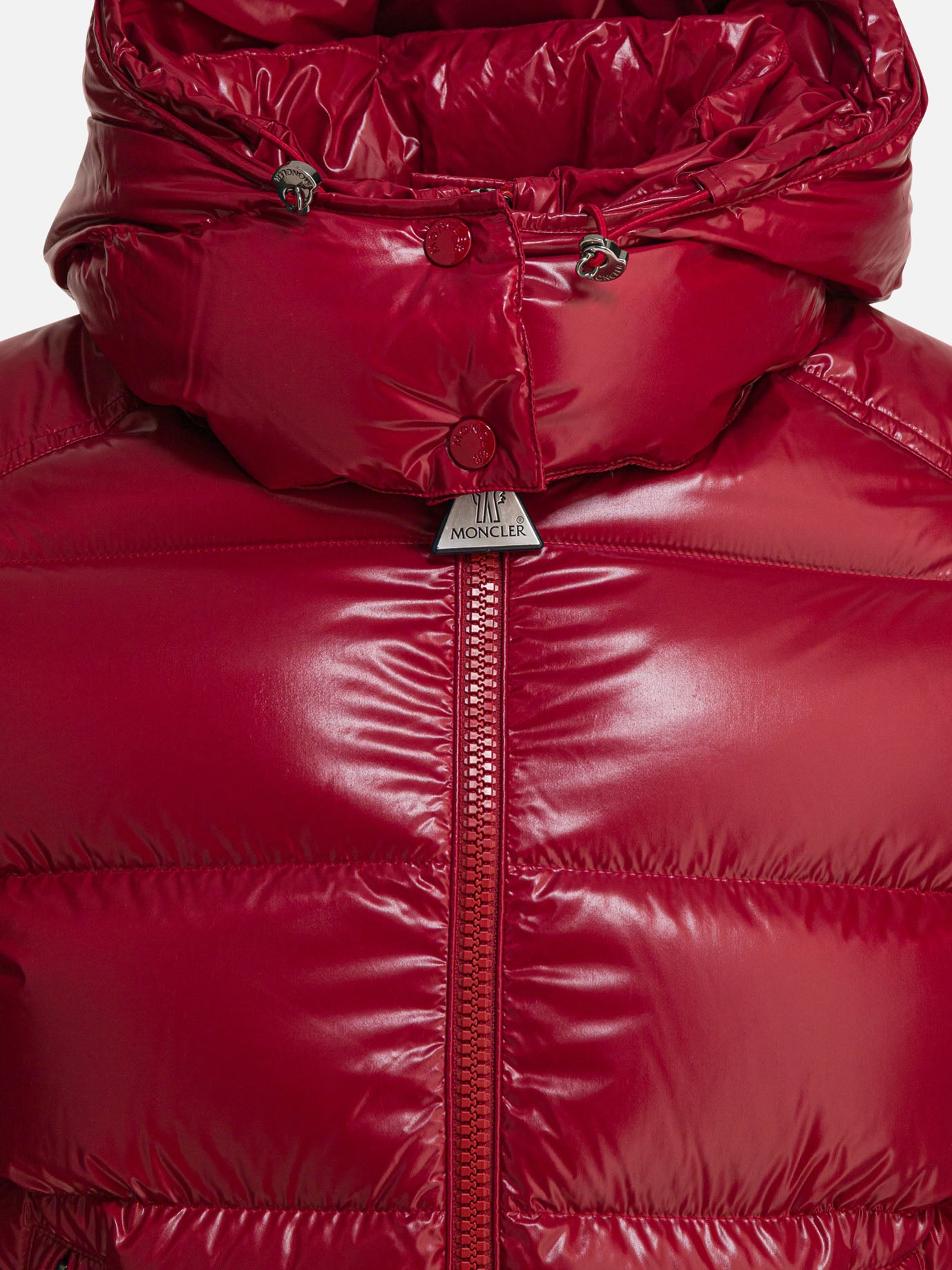 Piumini corti Solid colour  Rosso - Moncler Donna | PDP | VIETTI Online Store | thumbnail_3