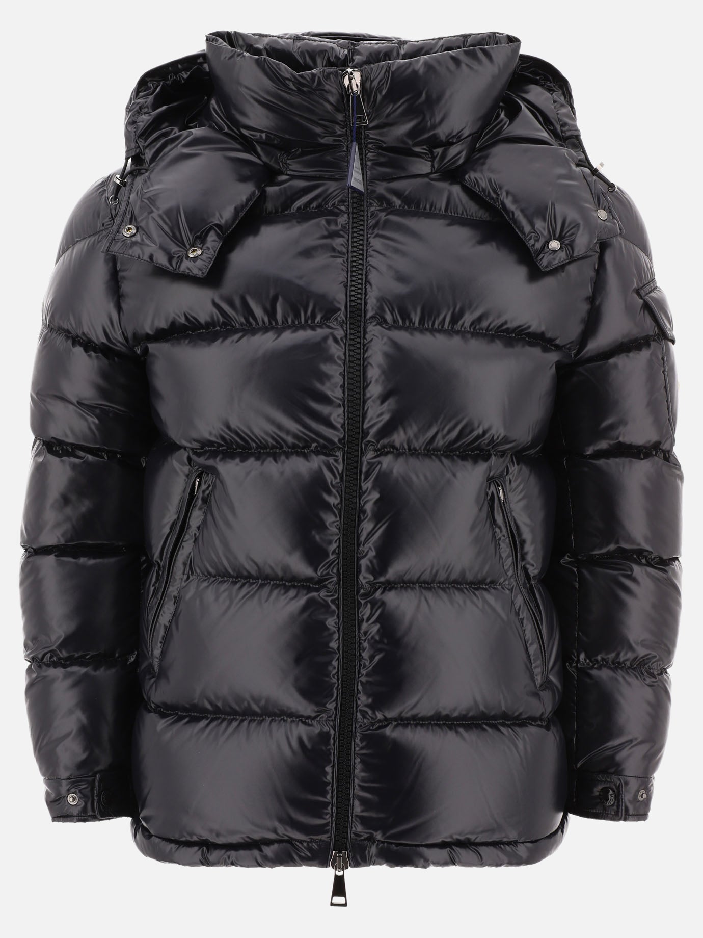 Piumini corti Solid colour  Nero - Moncler Donna | PDP | VIETTI Online Store | thumbnail