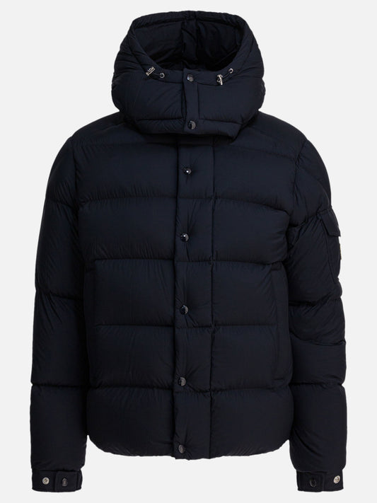 Piumini corti Solid colour  Blu - Moncler Uomo | PLP | VIETTI Online Store 
