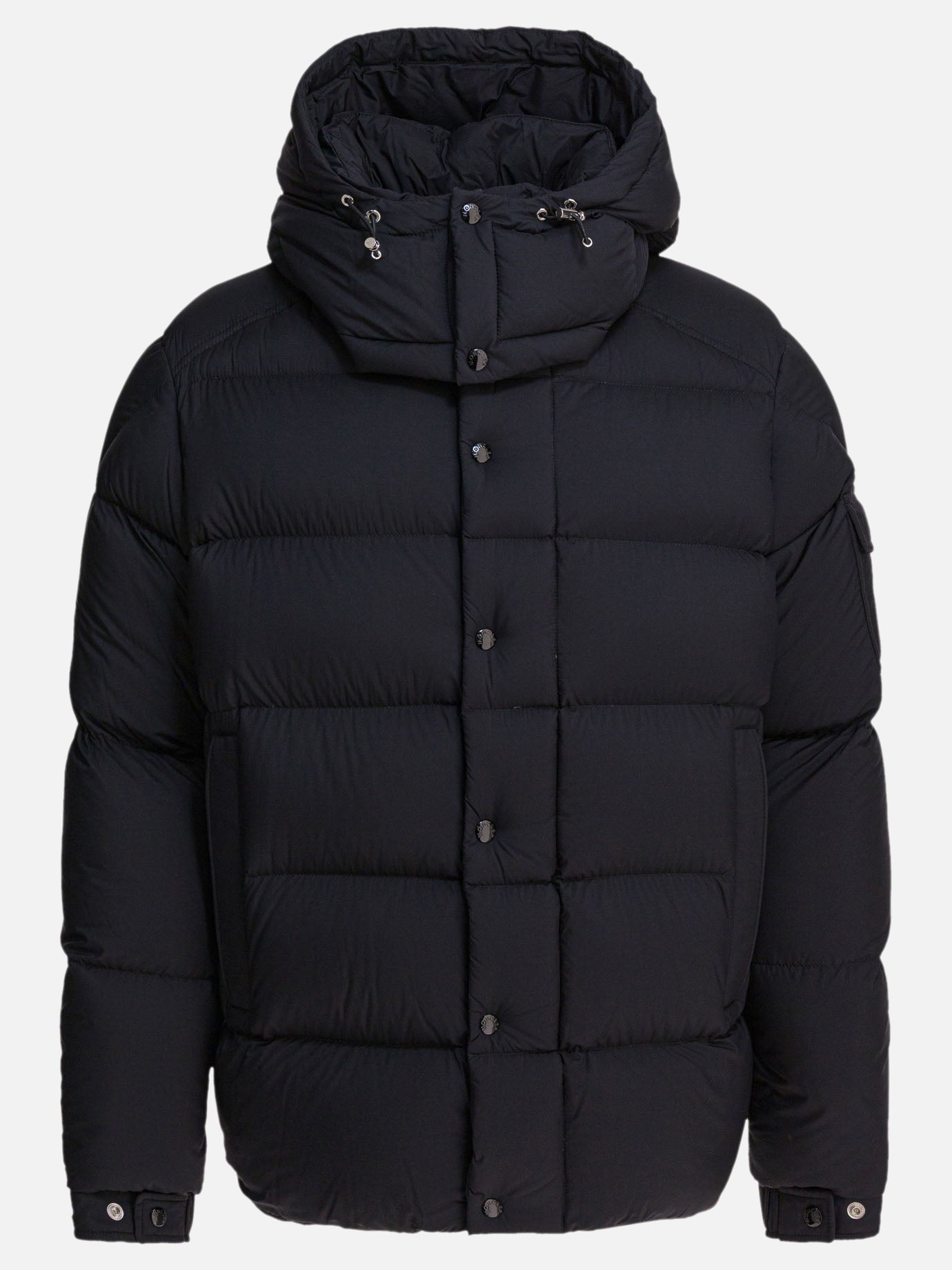 Piumini corti Solid colour  Nero - Moncler Uomo | PDP | VIETTI Online Store | thumbnail