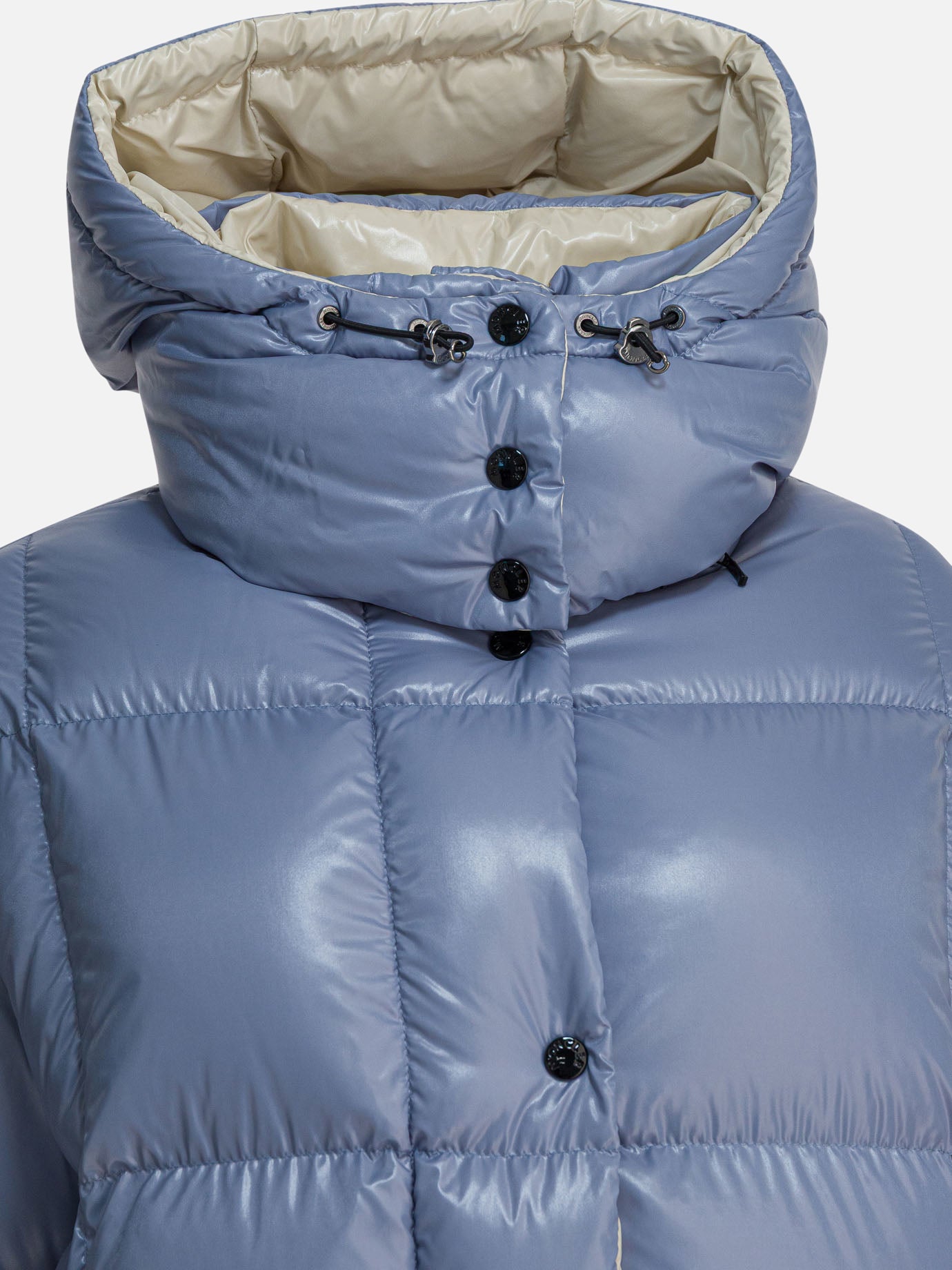 Piumini corti Solid colour  Azzurro - Moncler Donna | PDP | VIETTI Online Store | thumbnail_3