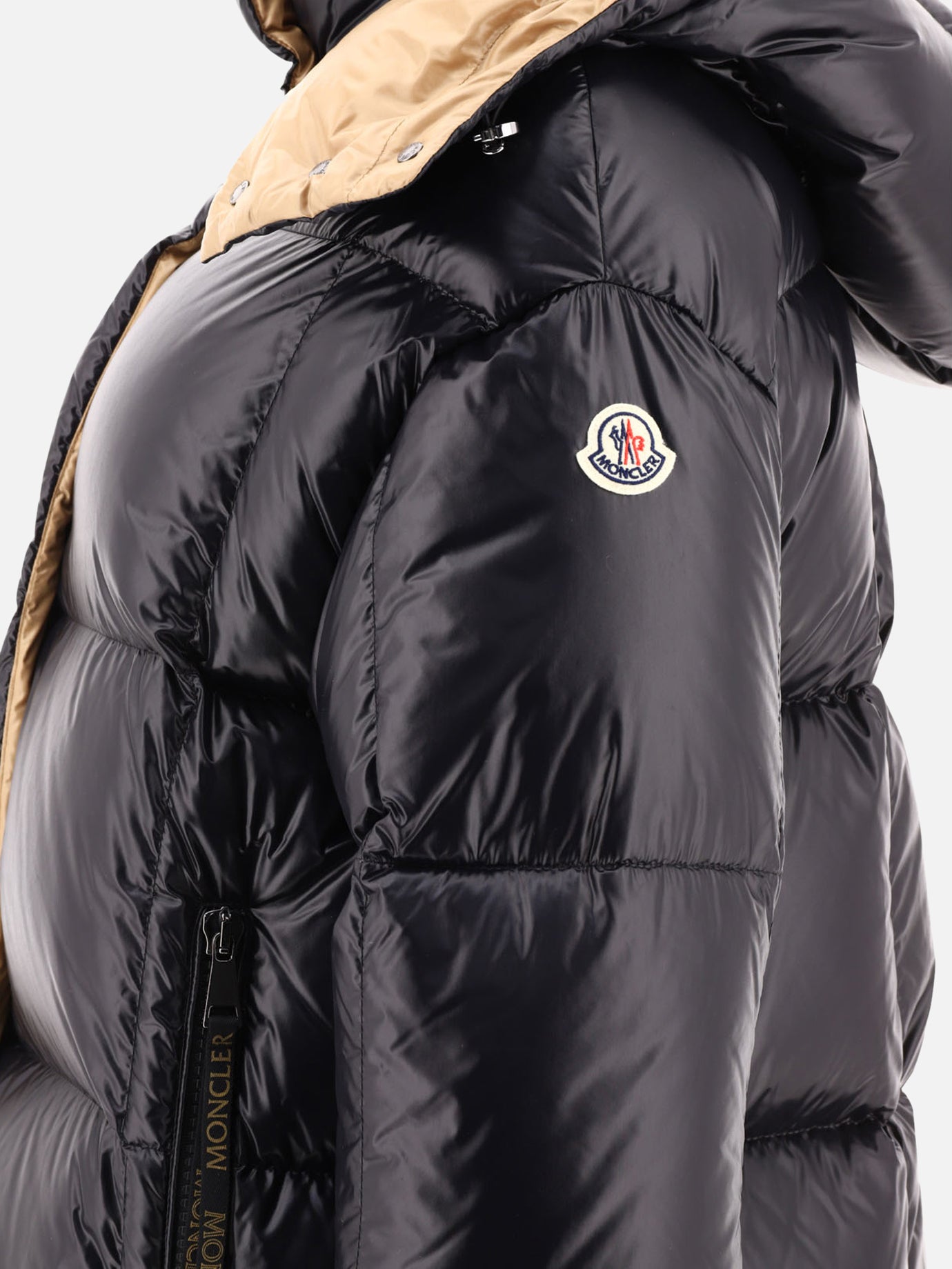Down jackets Solid colour  Black - Moncler Women | PDP | VIETTI Online Store | Zoom-Modal_3
