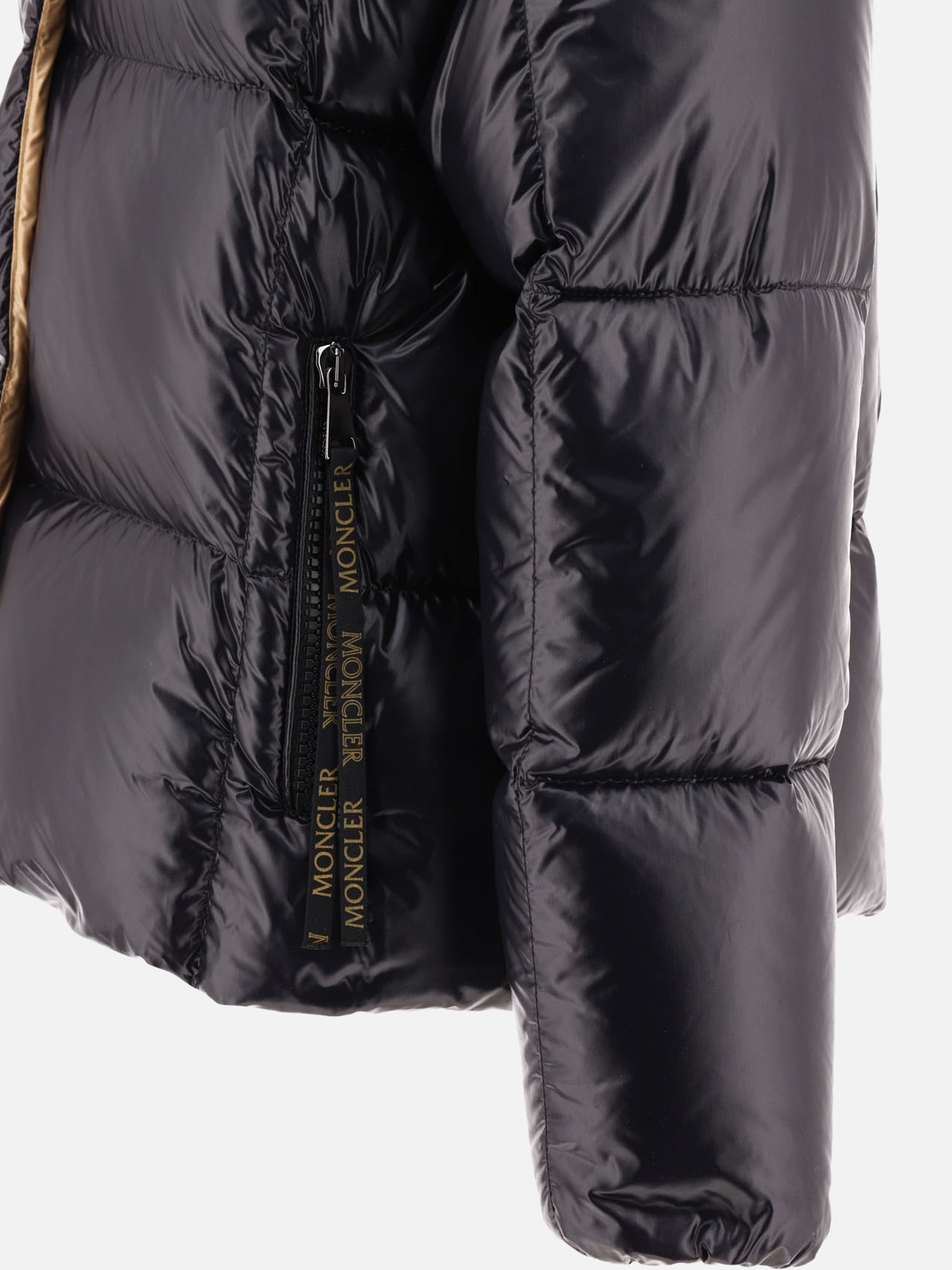 Down jackets Solid colour  Black - Moncler Women | PDP | VIETTI Online Store | Zoom-Modal_4
