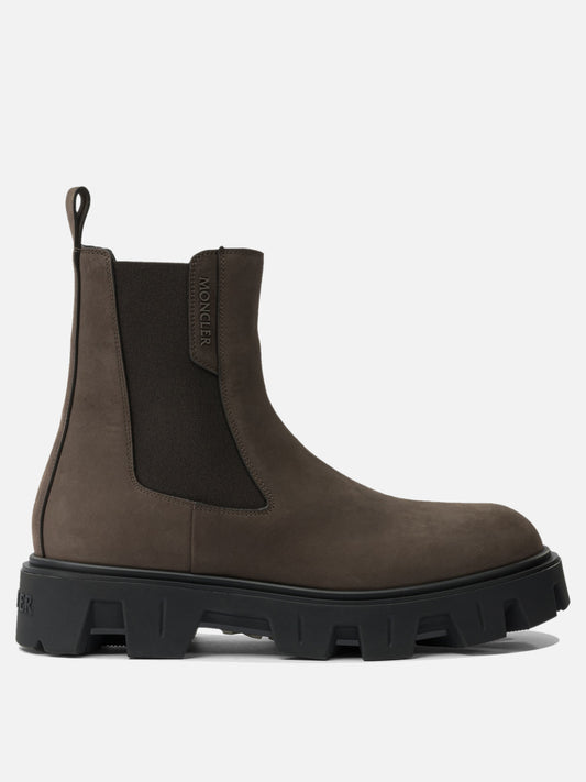 Stivaletti Chelsea 100% real leather - 100% polyamide  Marrone - Moncler Uomo | PLP | VIETTI Online Store 
