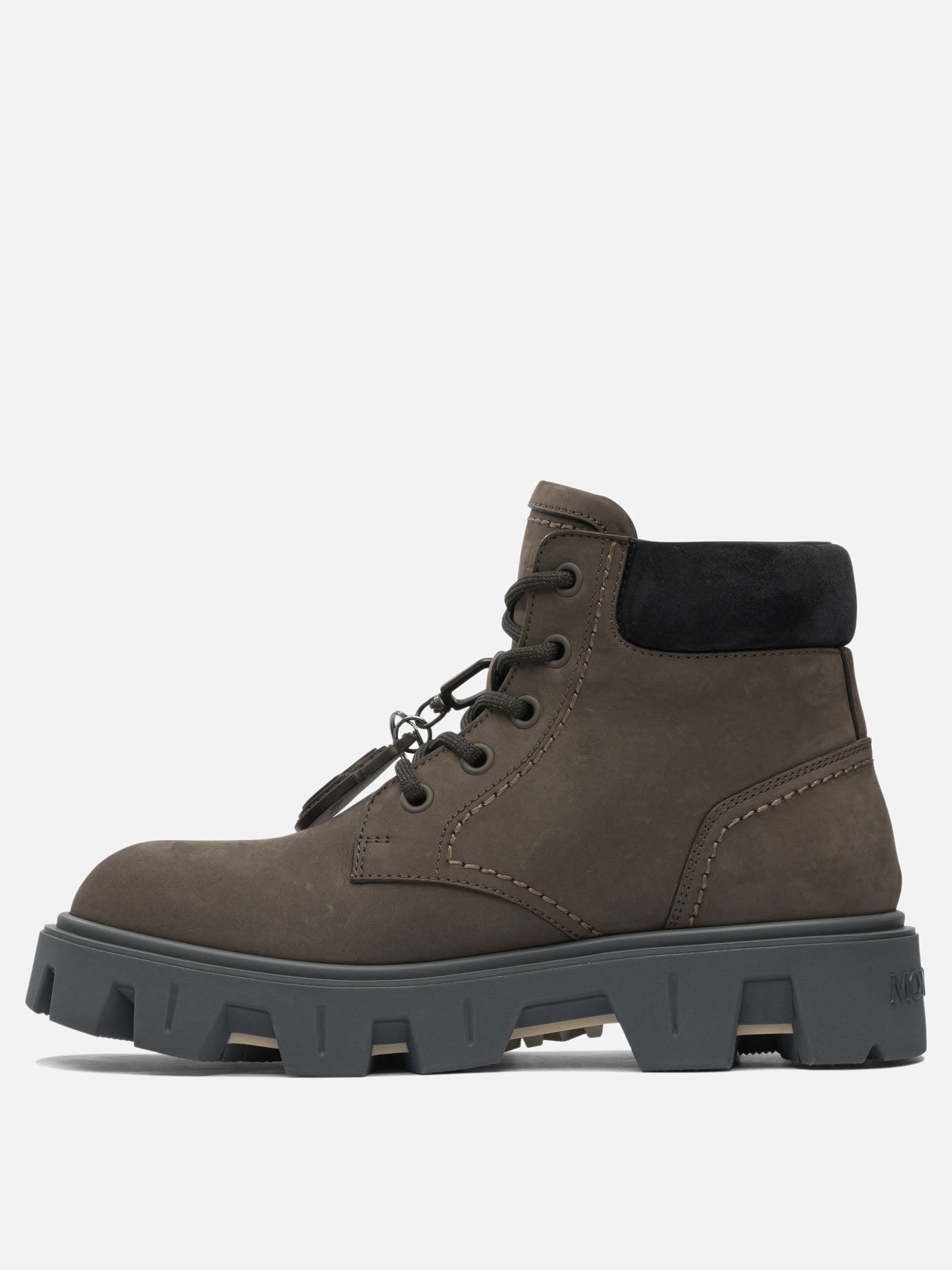Scarpe da trekking 100% leather - 100% rubber  Marrone - Moncler Uomo | PDP | VIETTI Online Store | thumbnail_3