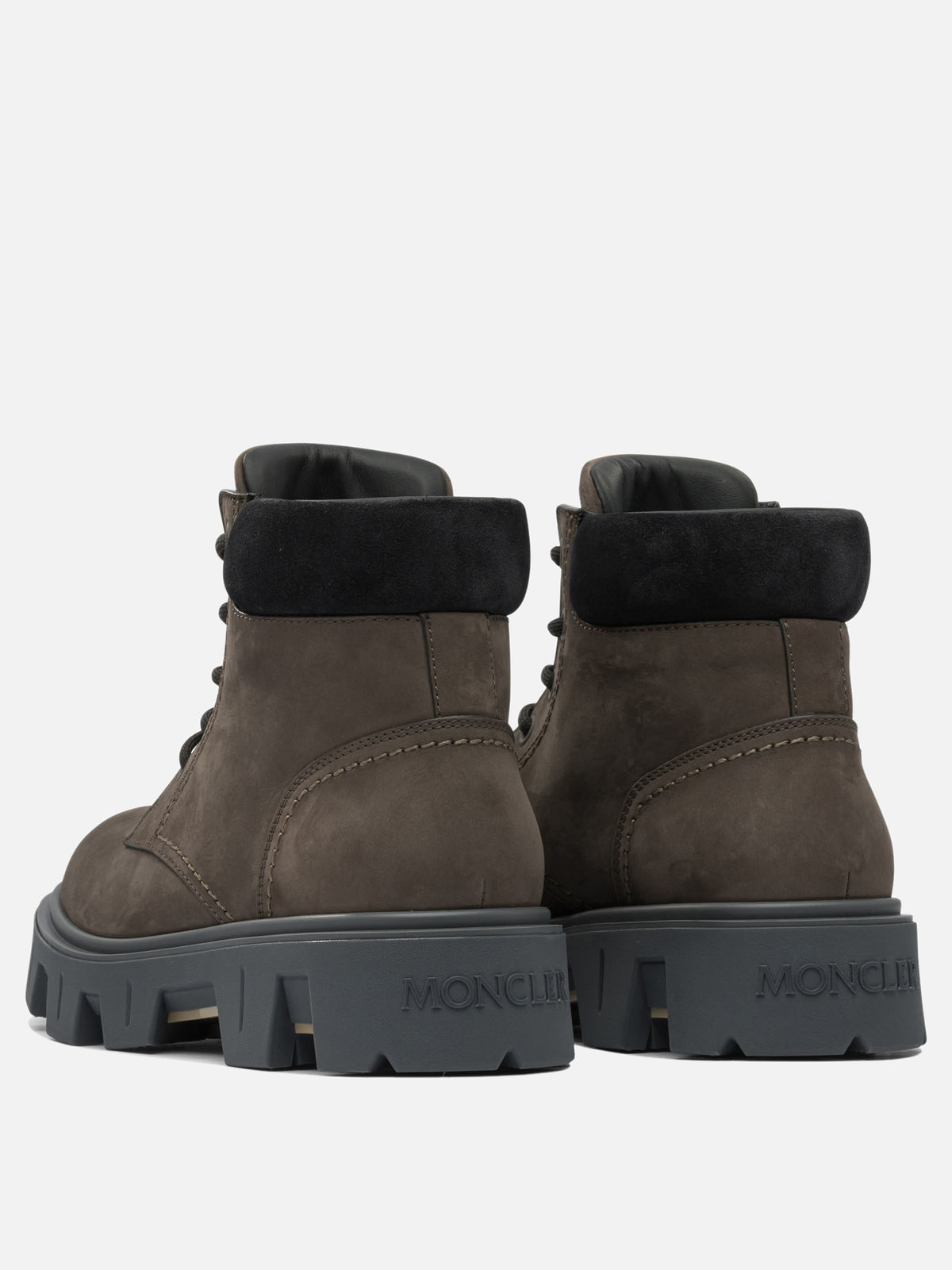 Moncler "Peak City" lace-up boots Brown - VIETTI