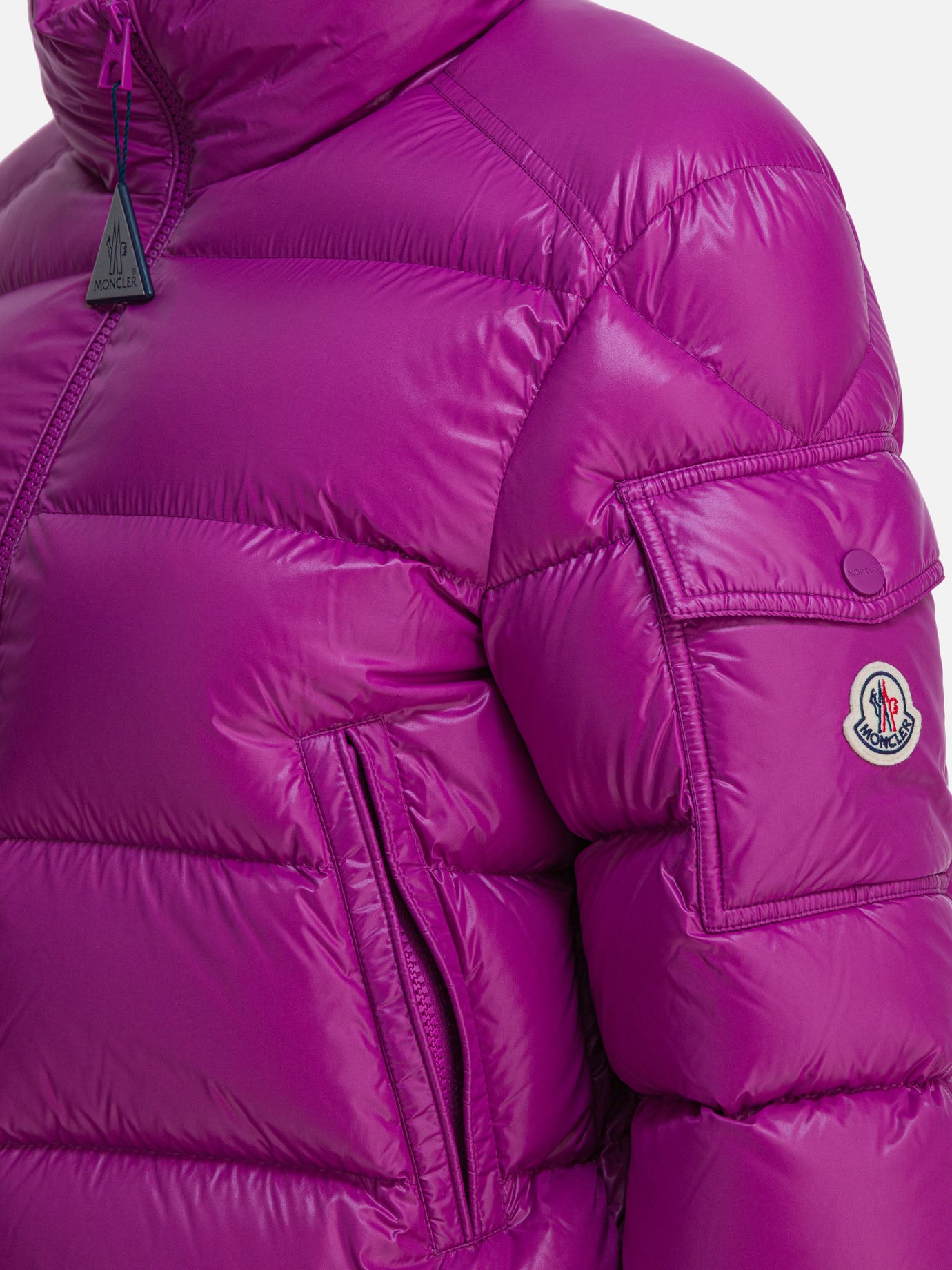Piumini corti Solid colour  Fucsia - Moncler Donna | PDP | VIETTI Online Store | Zoom-Modal_4
