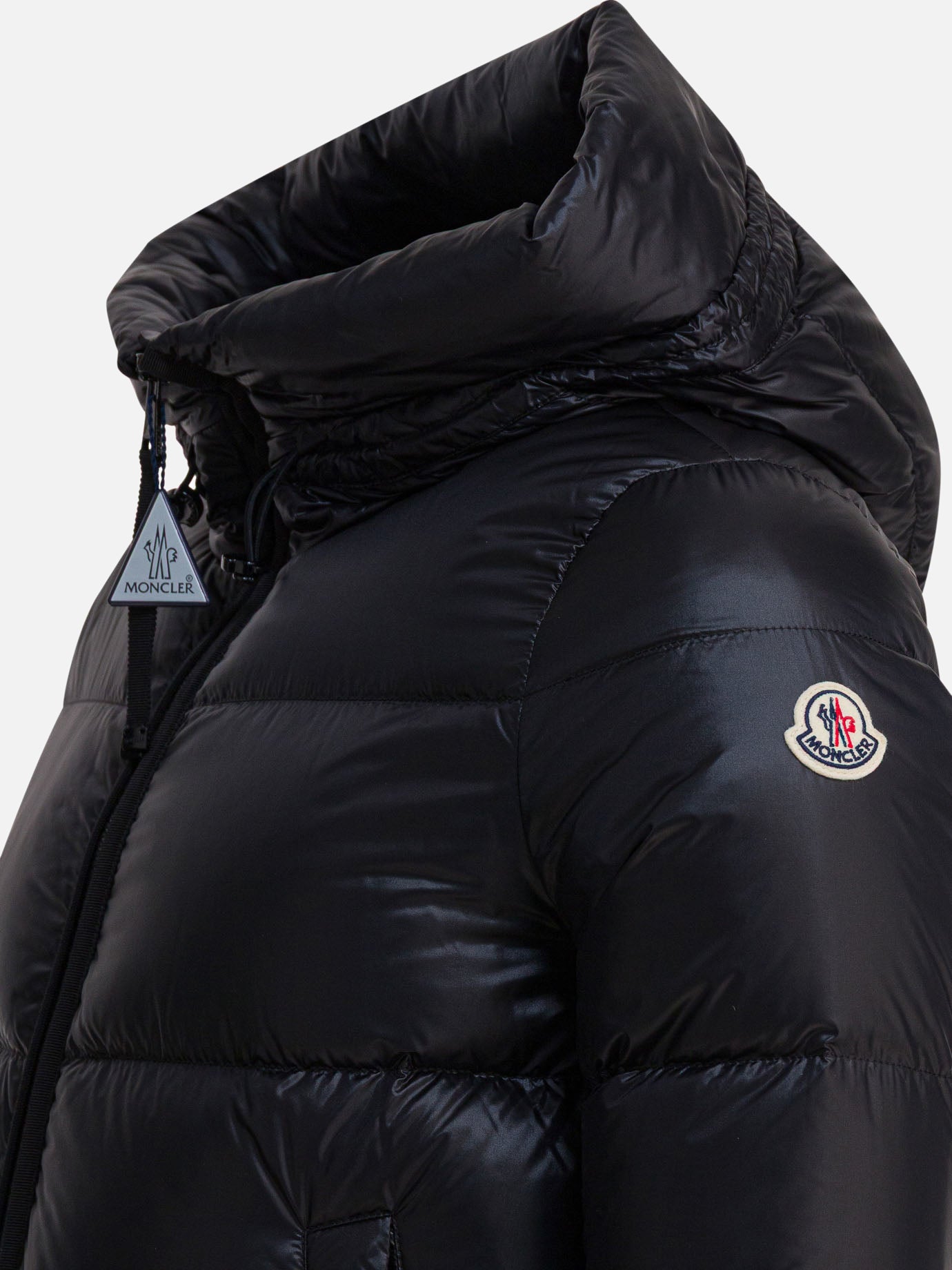 Piumini corti Logo  Nero - Moncler Donna | PDP | VIETTI Online Store | thumbnail_4