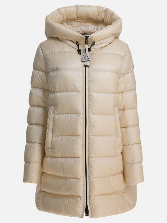 Piumini lunghi Logo  Bianco - Moncler Donna | PLP | VIETTI Online Store 
