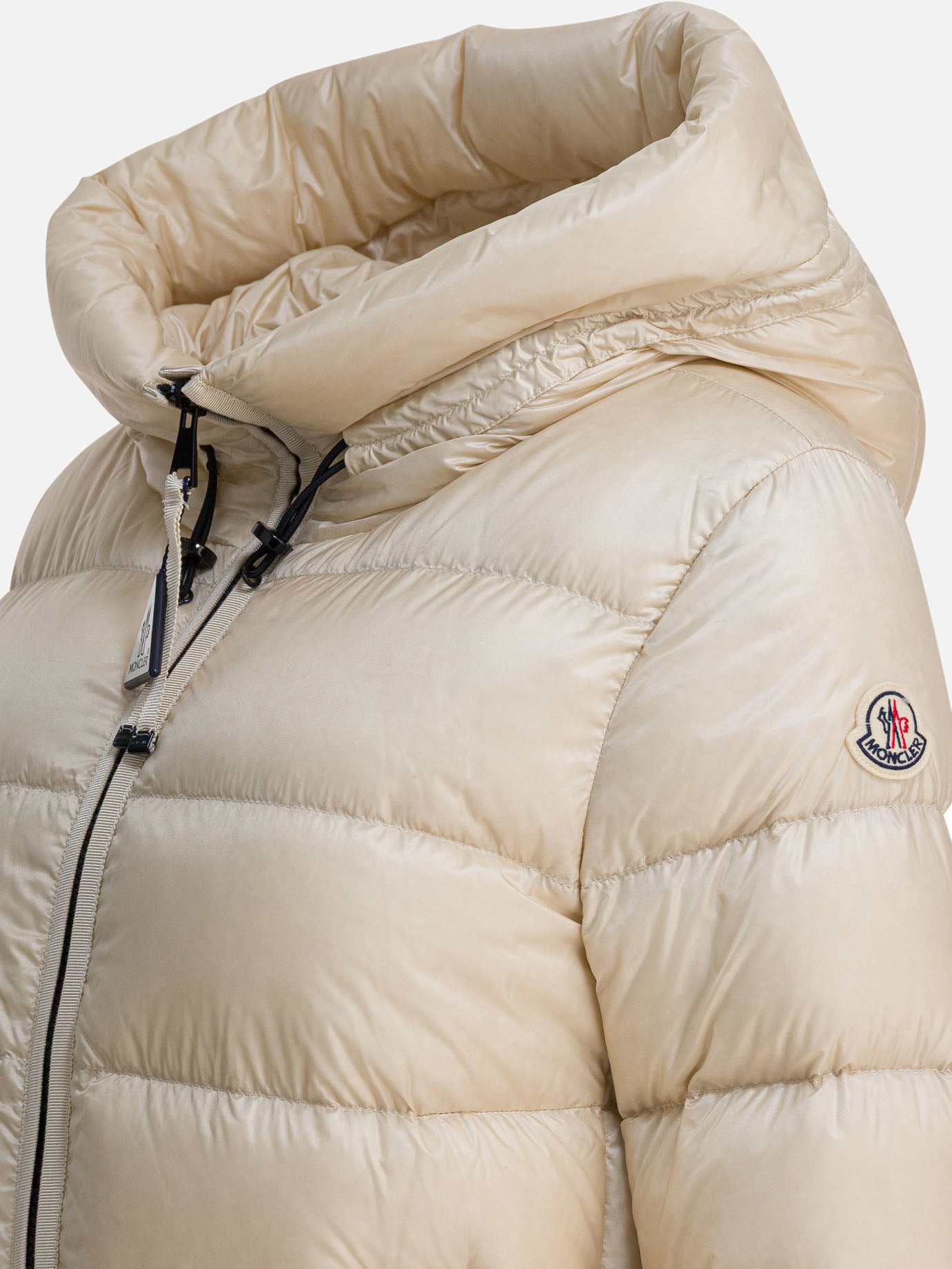 Piumini lunghi Logo  Bianco - Moncler Donna | PDP | VIETTI Online Store | thumbnail_4