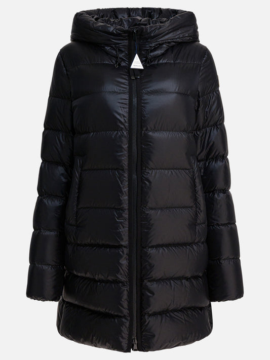 Piumini lunghi Logo  Nero - Moncler Donna | PLP | VIETTI Online Store 
