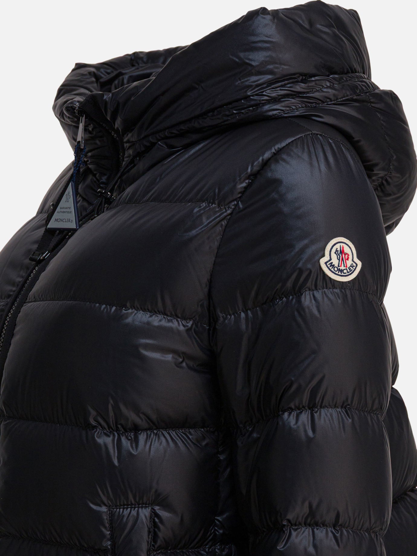 Piumini lunghi Logo  Nero - Moncler Donna | PDP | VIETTI Online Store | thumbnail_4
