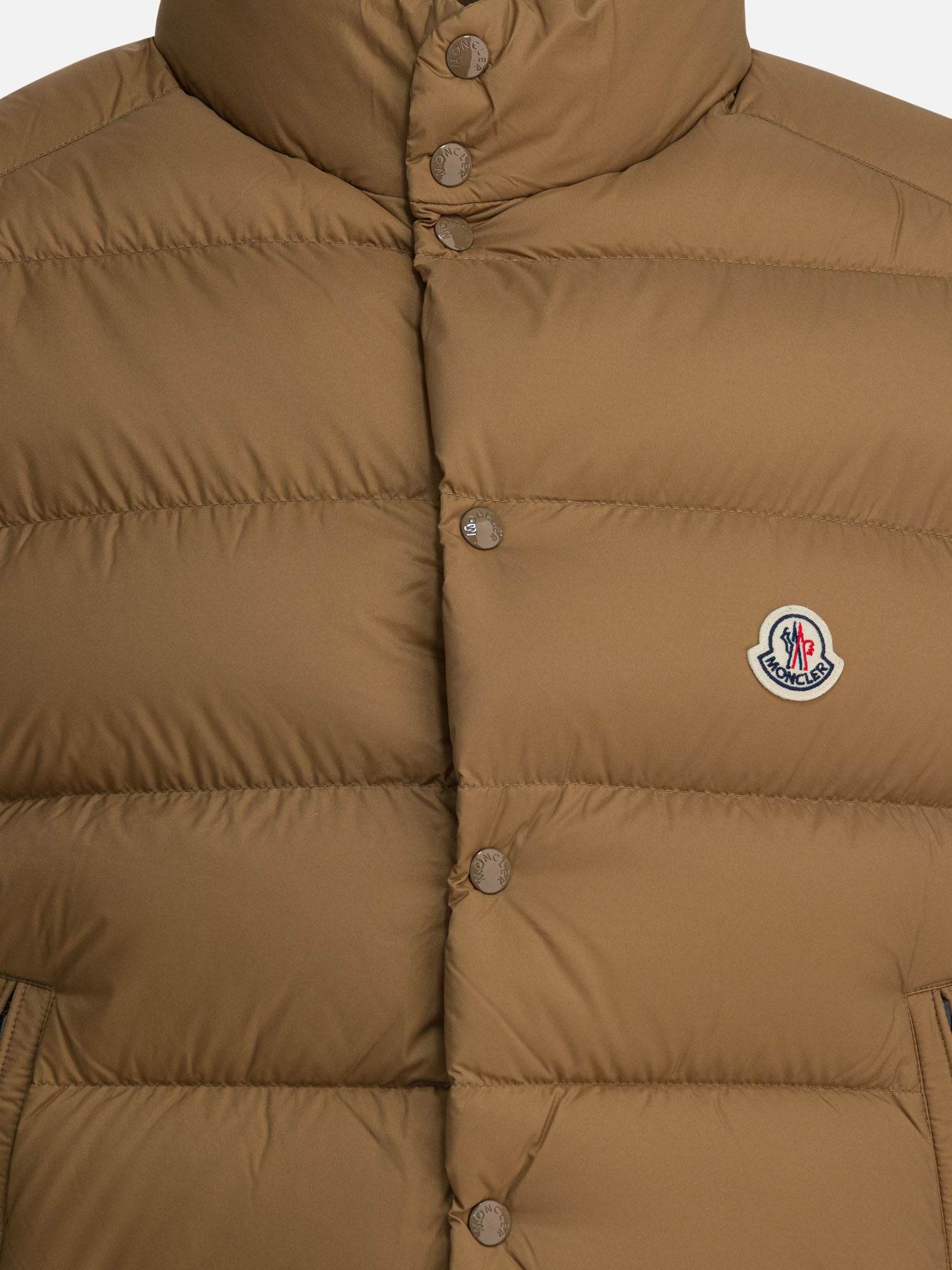 Giacche smanicate Logo  Beige - Moncler Uomo | PDP | VIETTI Online Store | thumbnail_3