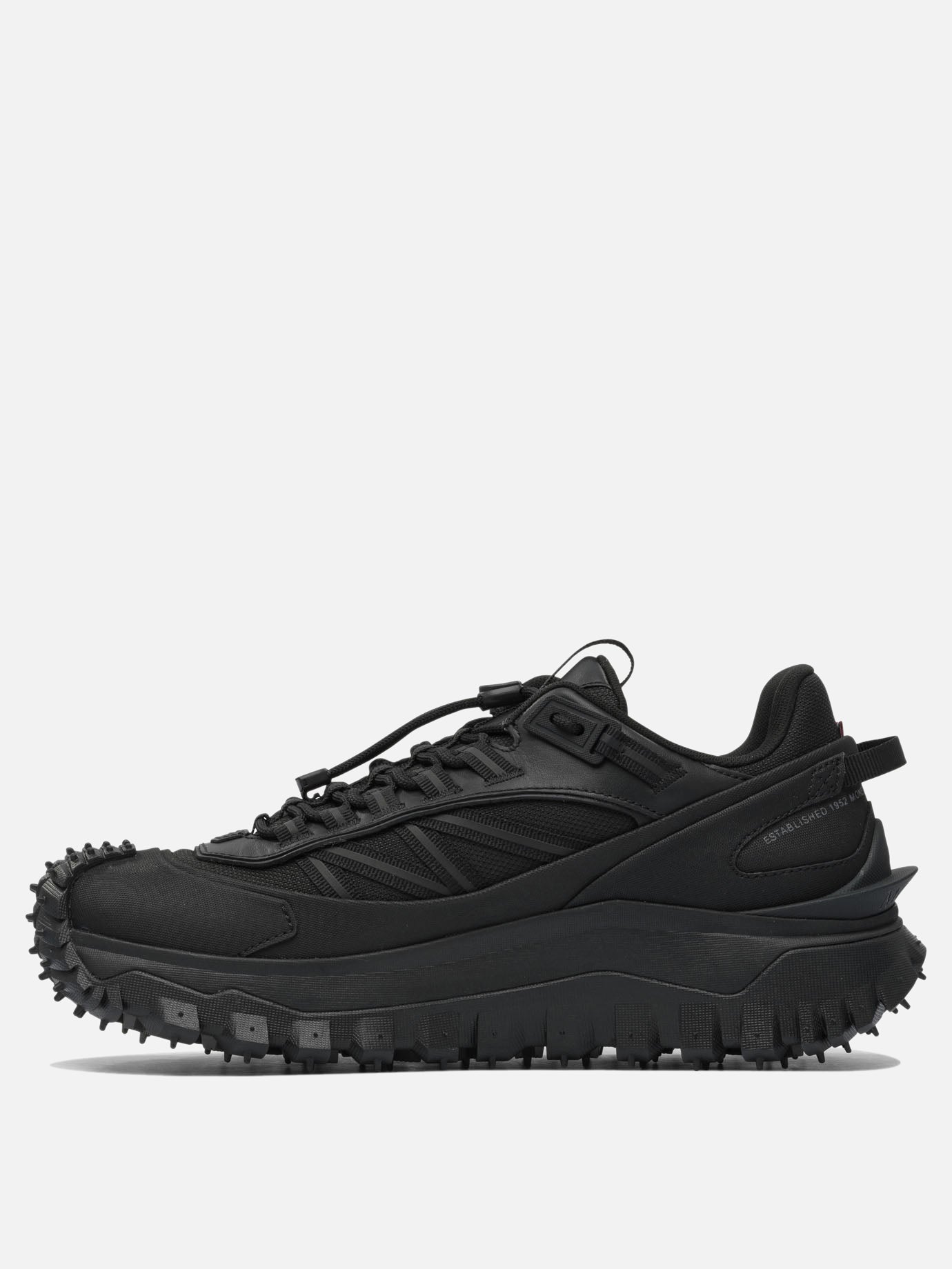 Sneaker basse 60% nylon 40% leather - 100% rubber  Nero - Moncler Uomo | PDP | VIETTI Online Store | thumbnail_3