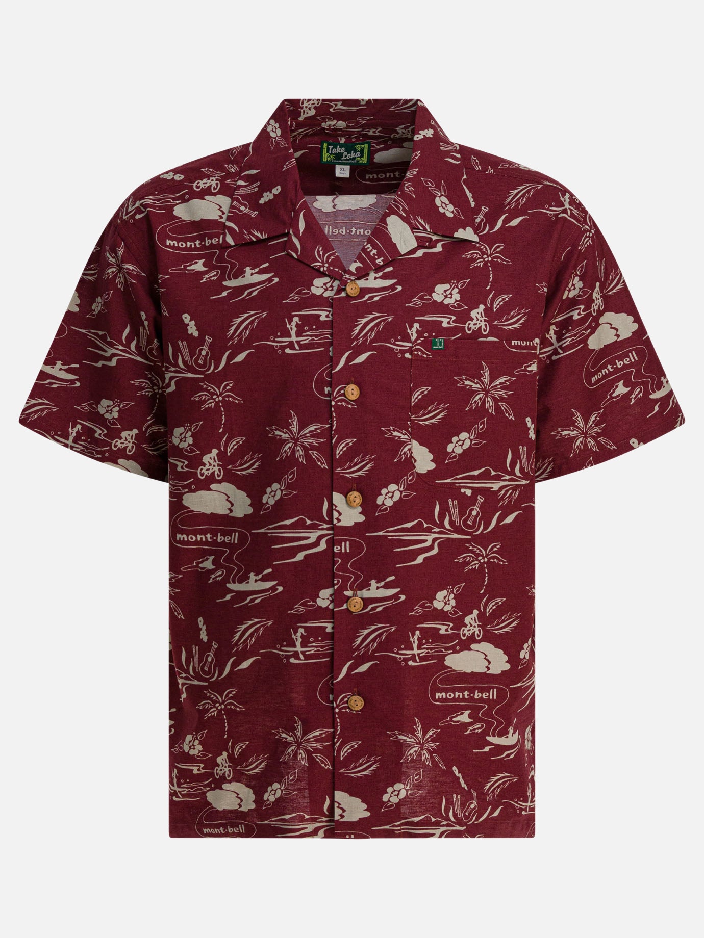 Camicie casual Print  Bordeaux - Montbell Uomo | PDP | VIETTI Online Store | thumbnail