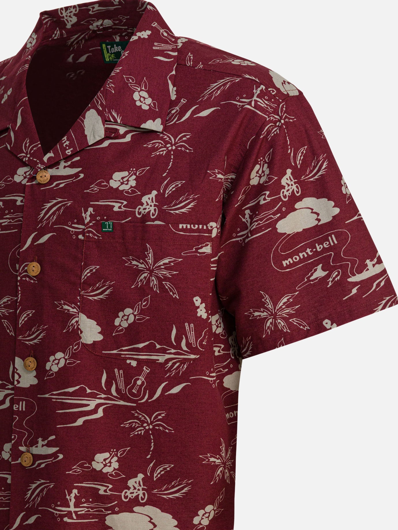 Camicie casual Print  Bordeaux - Montbell Uomo | PDP | VIETTI Online Store | Zoom-Modal_4
