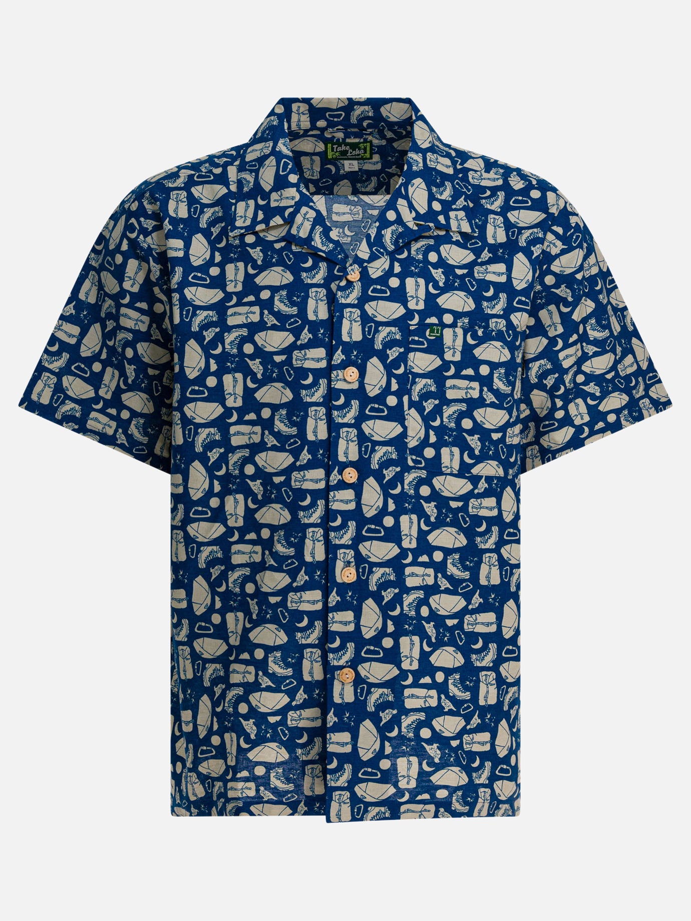 Camicie casual Print  Blu - Montbell Uomo | PDP | VIETTI Online Store | Zoom-Modal
