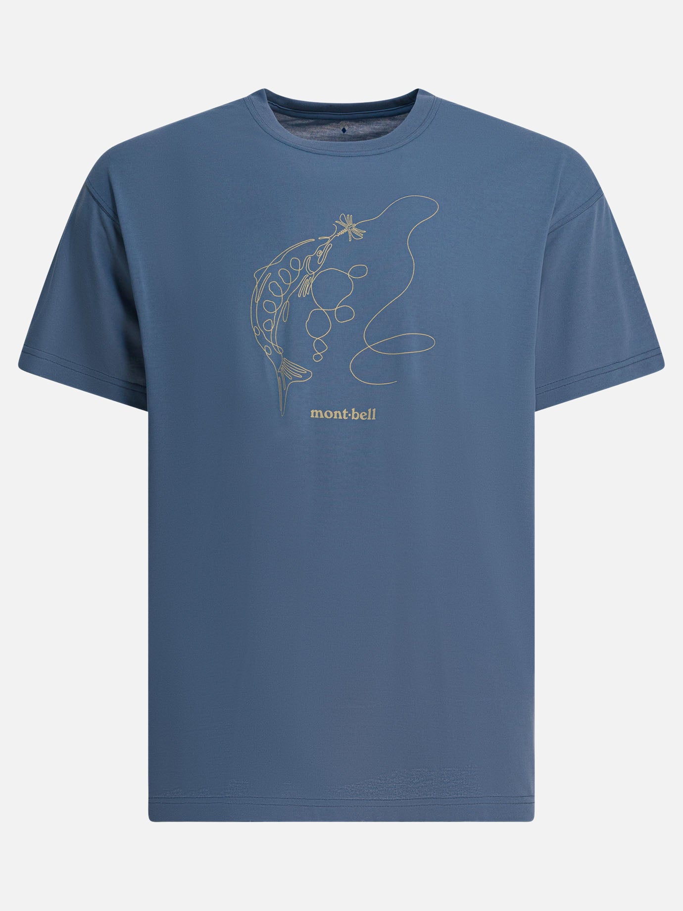 T-shirt girocollo Print  Blu - Montbell Uomo | PDP | VIETTI Online Store | thumbnail