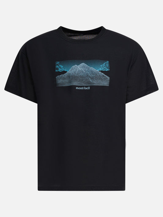 T-shirt girocollo Print  Nero - Montbell Uomo | PDP | VIETTI Online Store 
