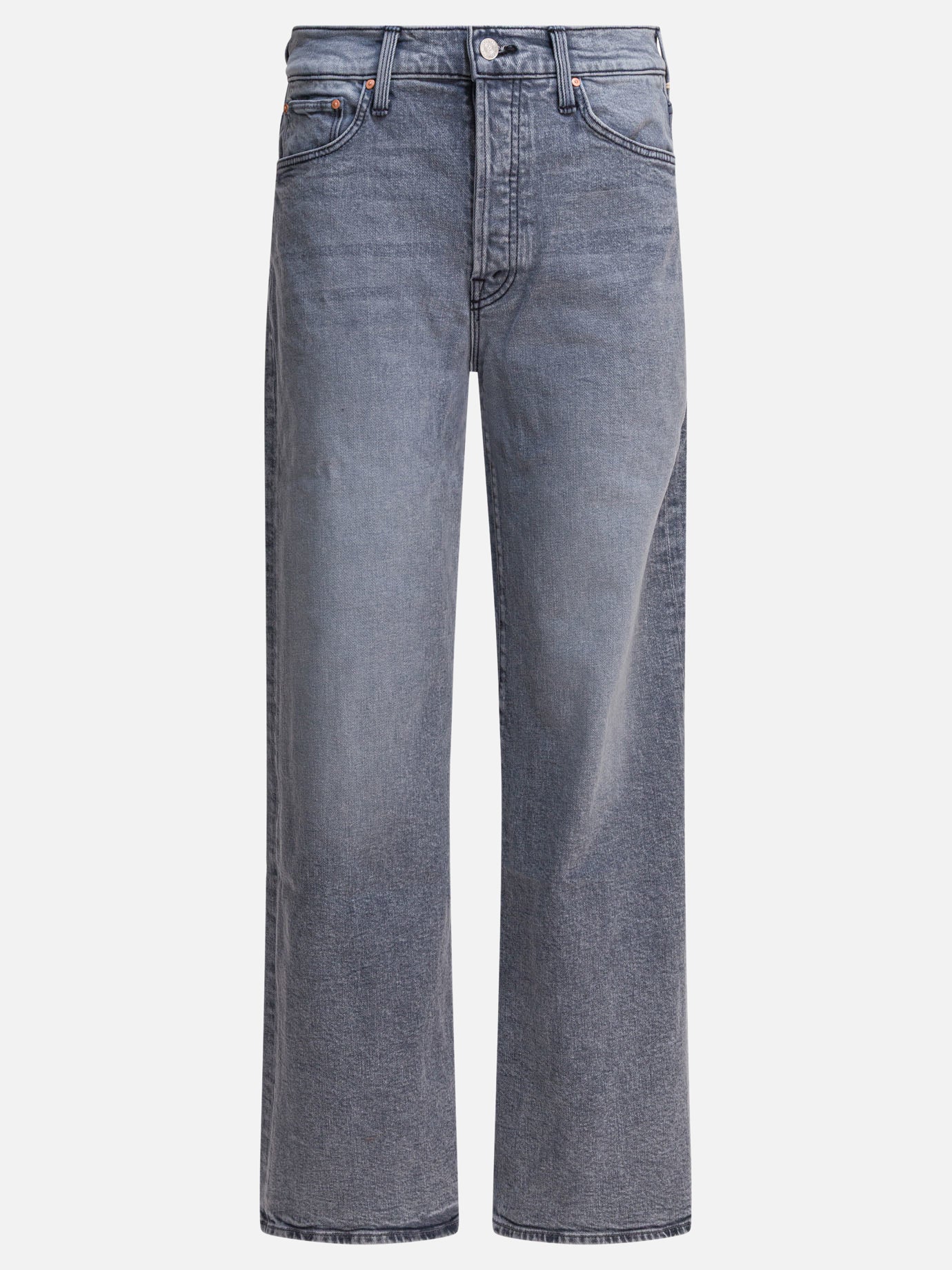 Wide-leg jeans Solid colour  Grey - MOTHER Denim Women | PDP | VIETTI Online Store | thumbnail