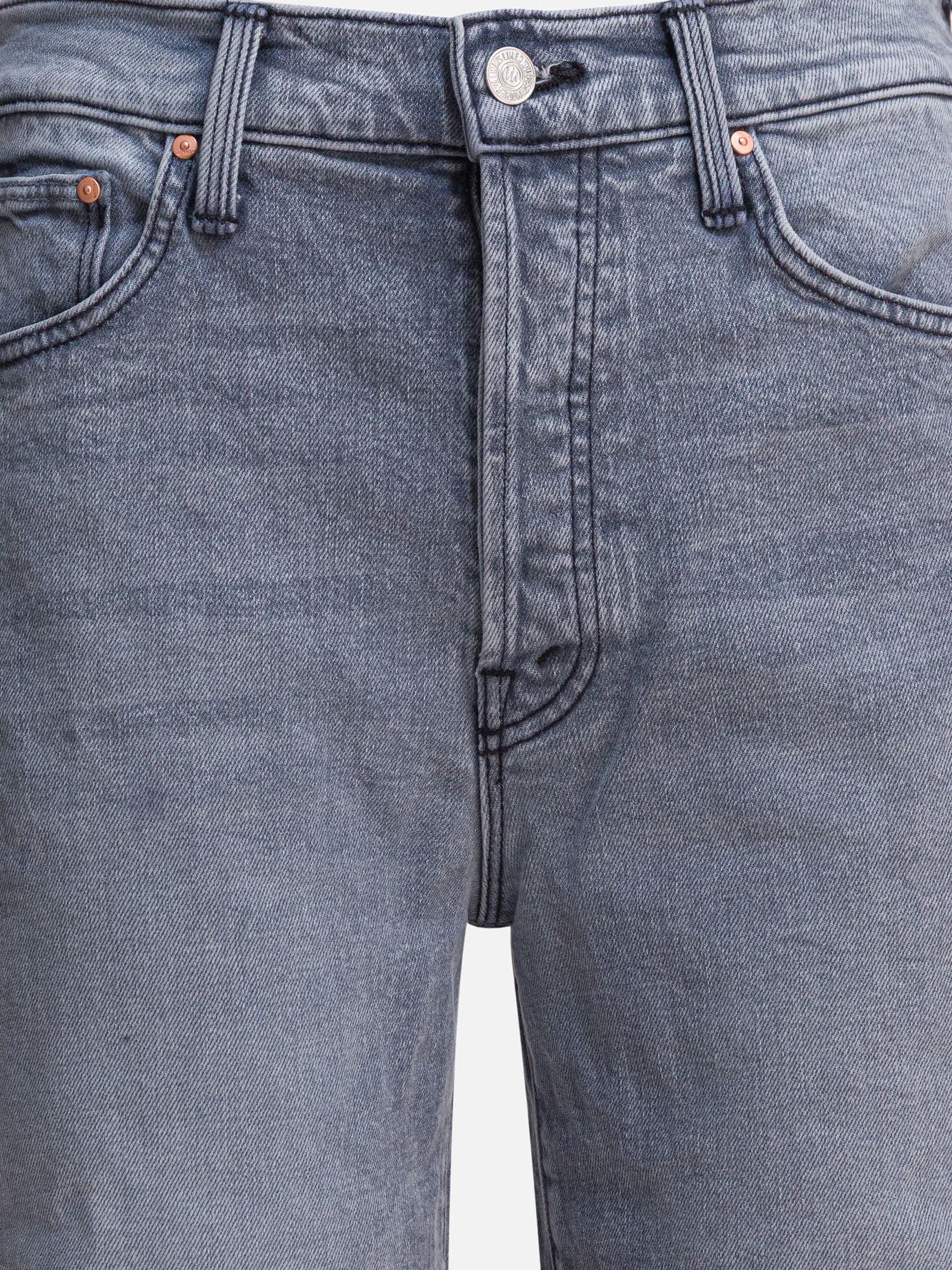 Wide-leg jeans Solid colour  Grey - MOTHER Denim Women | PDP | VIETTI Online Store | thumbnail_3