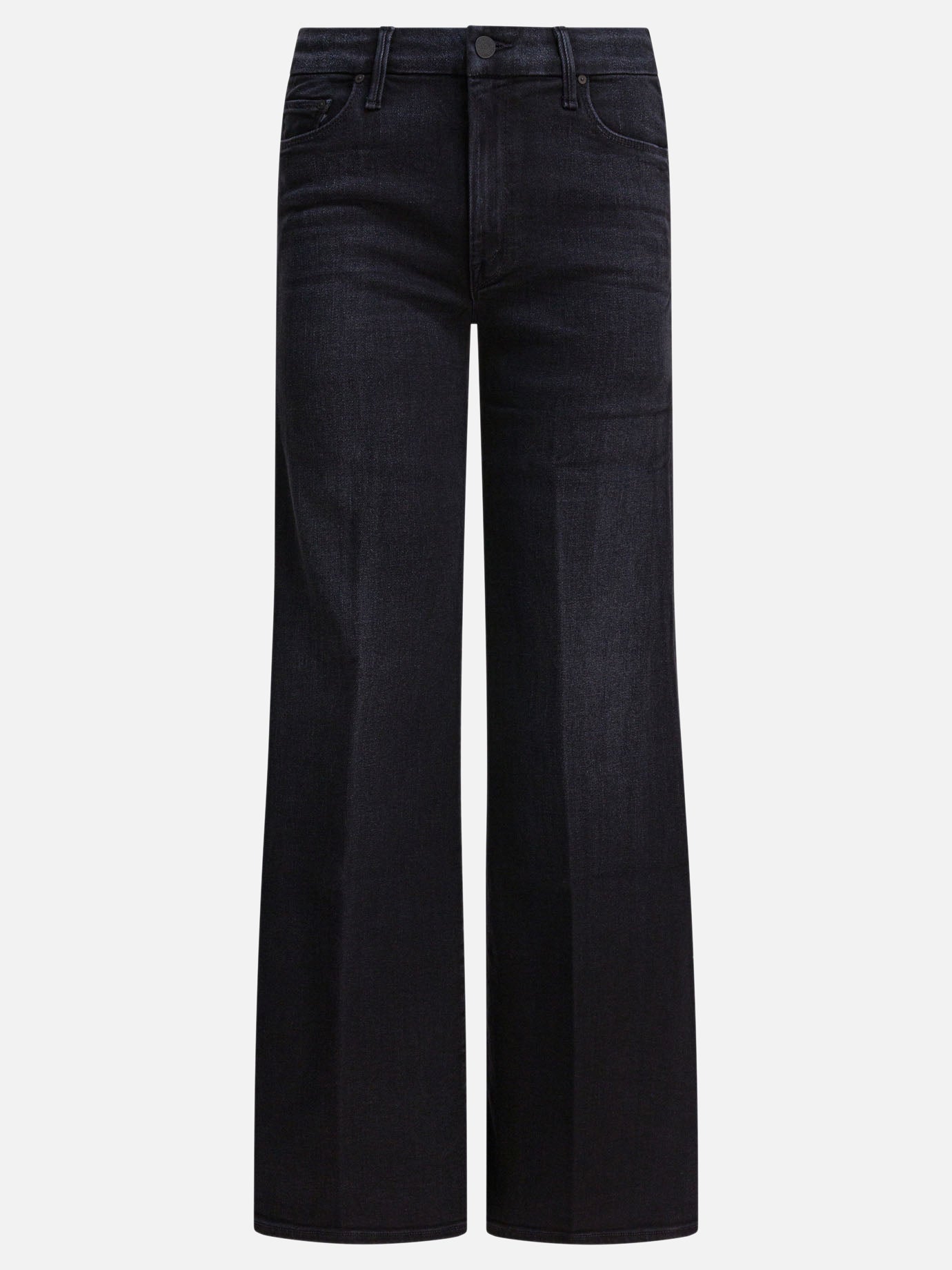 Wide-leg jeans Solid colour  Black - MOTHER Denim Women | PDP | VIETTI Online Store | thumbnail