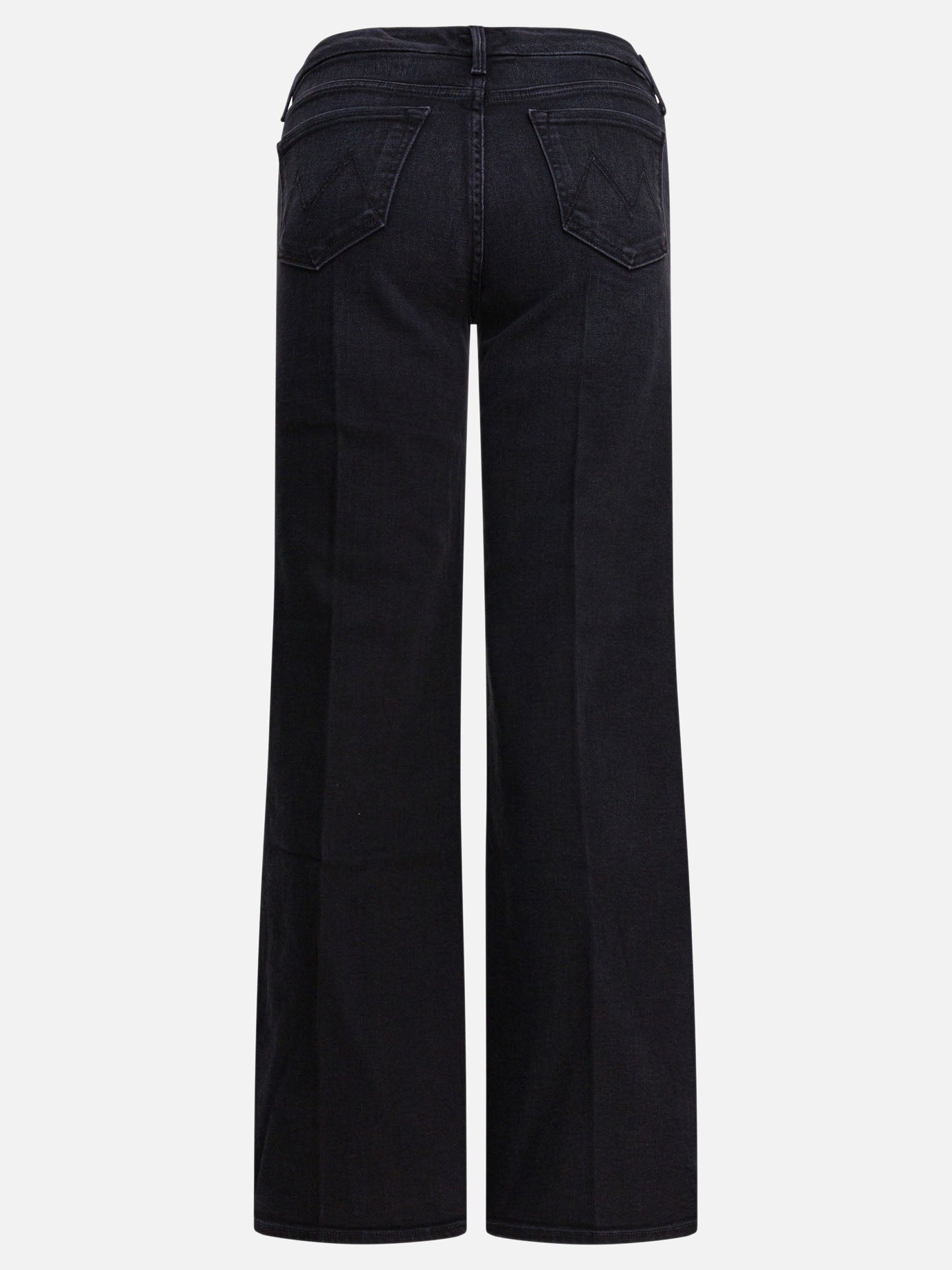 Wide-leg jeans Solid colour  Black - MOTHER Denim Women | PDP | VIETTI Online Store | thumbnail_2