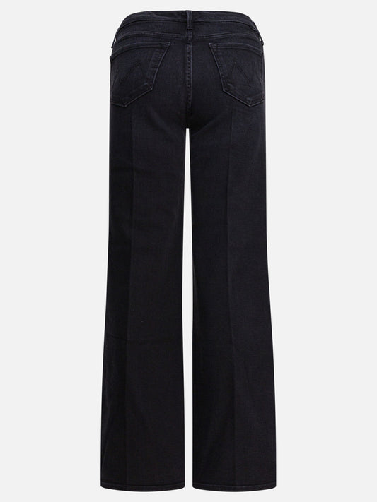 Jeans a gamba larga Solid colour  Nero - MOTHER Denim Donna | PLP | VIETTI Online Store | 2
