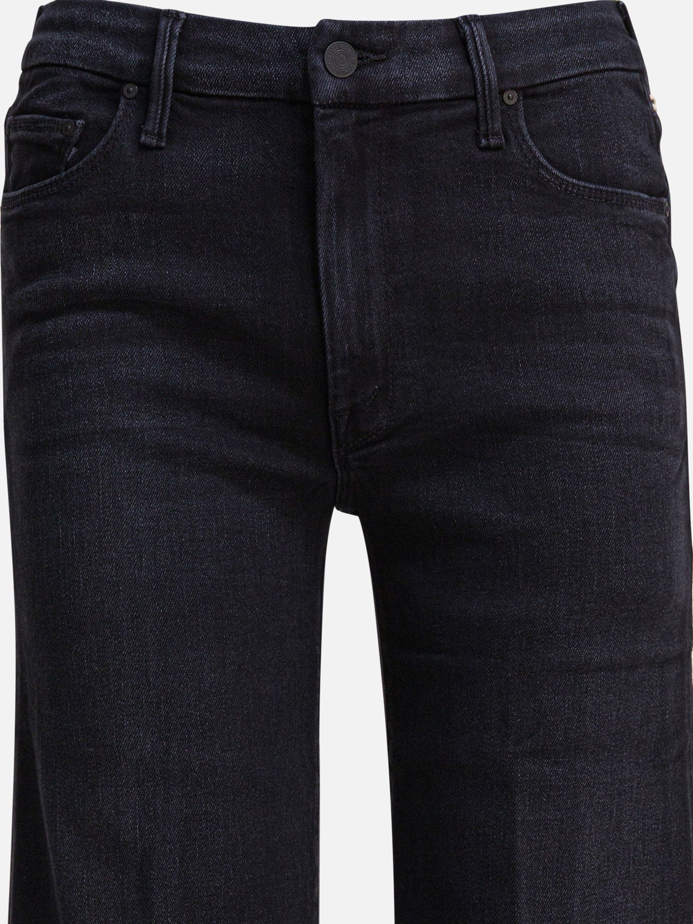 Wide-leg jeans Solid colour  Black - MOTHER Denim Women | PDP | VIETTI Online Store | thumbnail_3