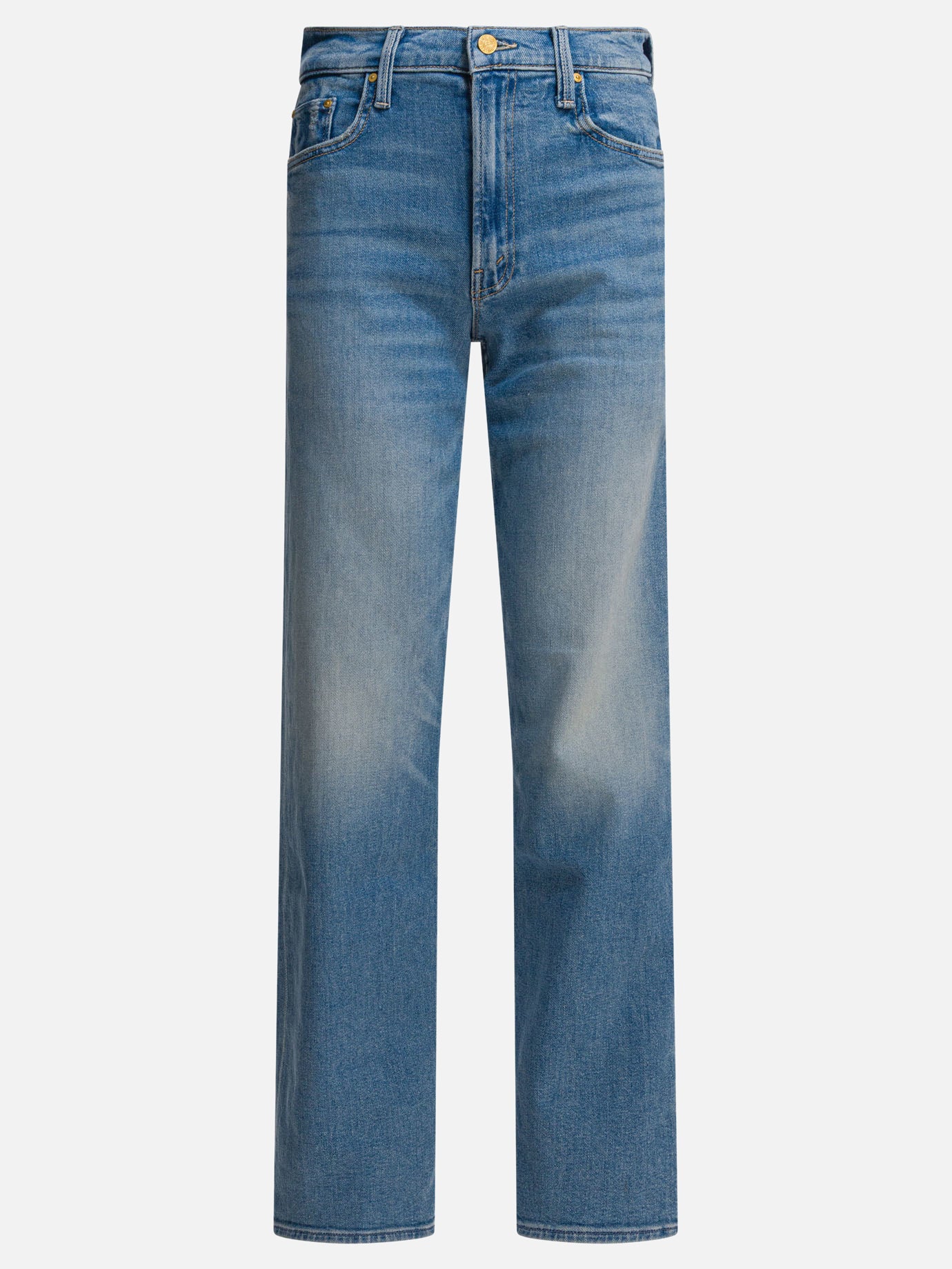 Straight-leg jeans Solid colour  Blue - MOTHER Denim Women | PDP | VIETTI Online Store | Zoom-Modal
