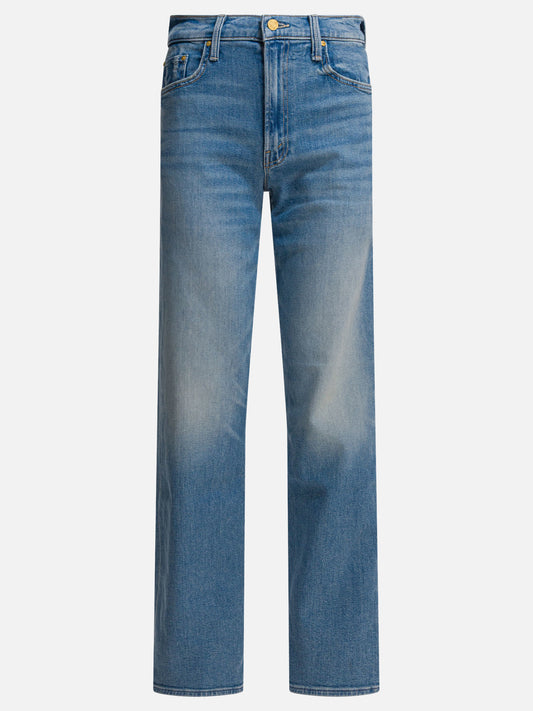 Jeans a gamba dritta Solid colour  Blu - MOTHER Denim Donna | PLP | VIETTI Online Store 
