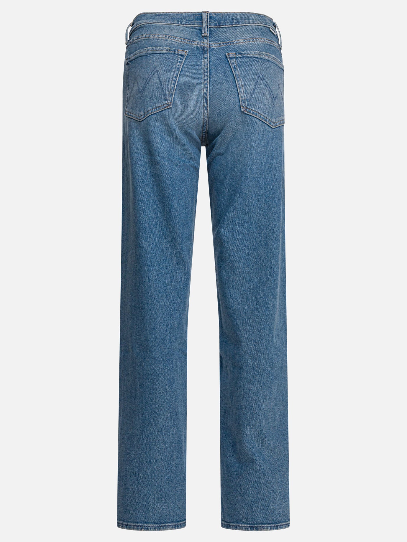 Straight-leg jeans Solid colour  Blue - MOTHER Denim Women | PDP | VIETTI Online Store | thumbnail_2