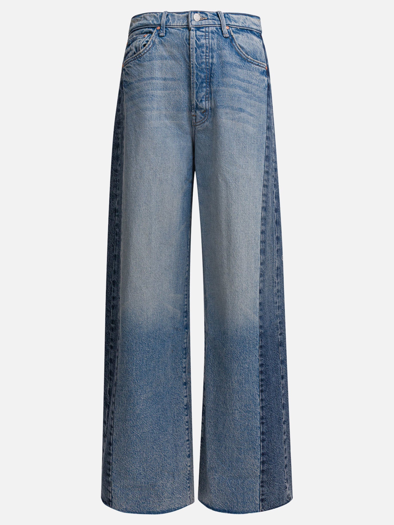 Wide-leg jeans Solid colour  Blue - MOTHER Denim Women | PDP | VIETTI Online Store | thumbnail