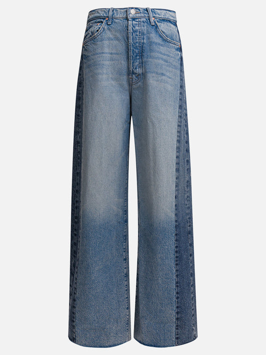 Jeans a gamba larga Solid colour  Blu - MOTHER Denim Donna | PLP | VIETTI Online Store 
