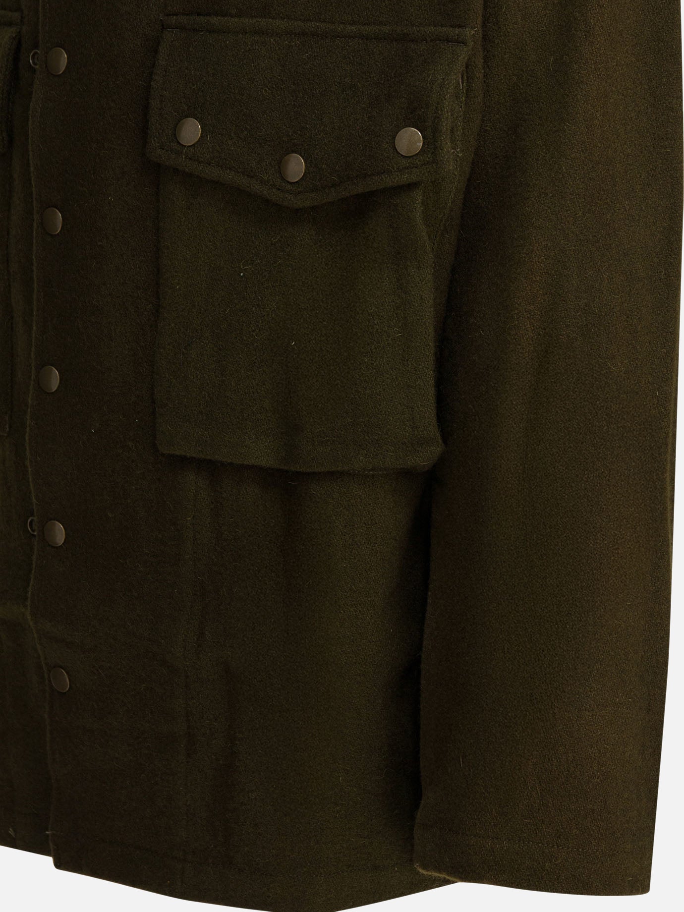 Giacche overshirt Solid colour  Verde - Needles Uomo | PDP | VIETTI Online Store | thumbnail_4