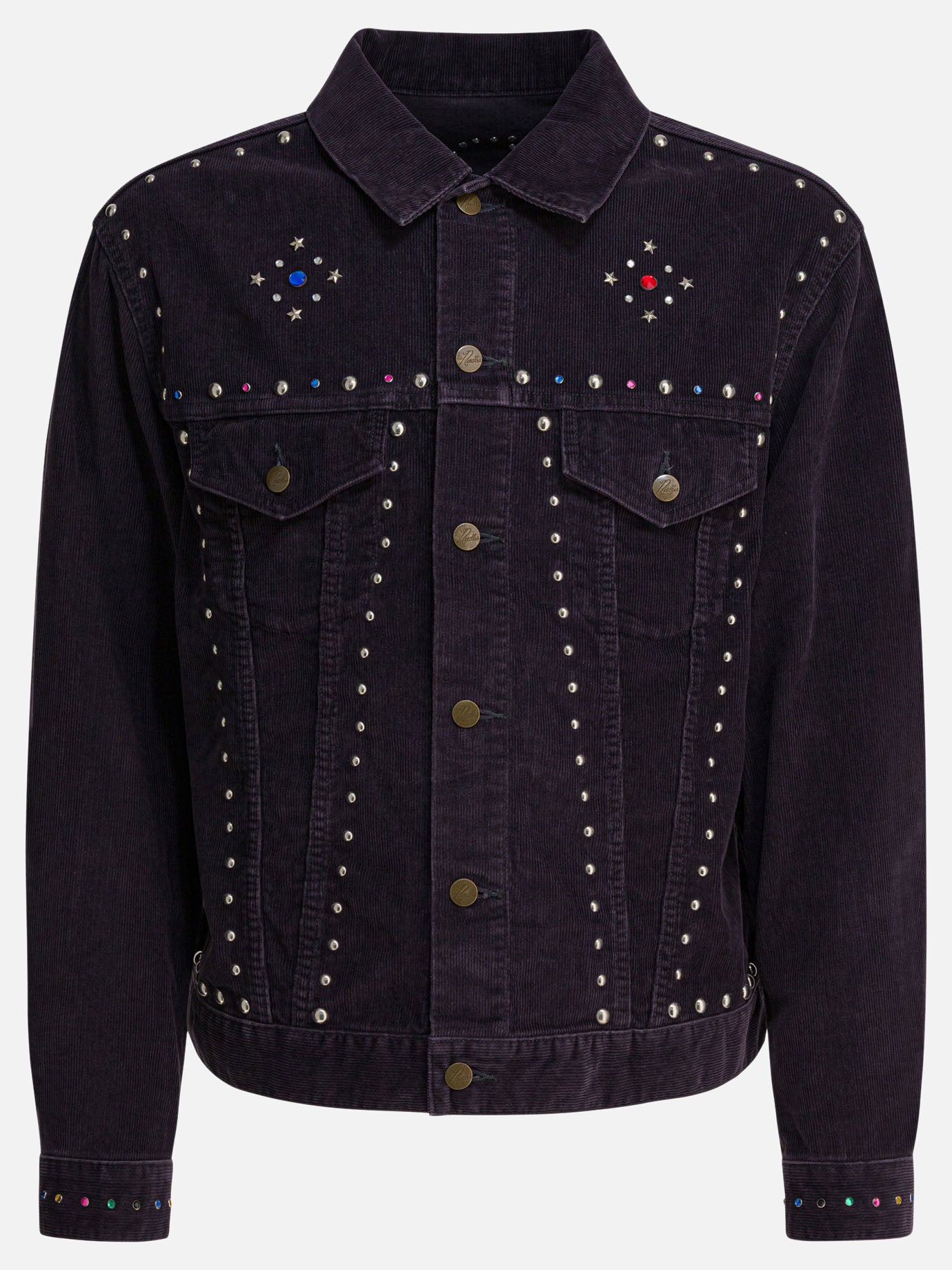 Quilted & Utility Jackets Solid colour  Purple - Needles Men | PDP | VIETTI Online Store | Zoom-Modal
