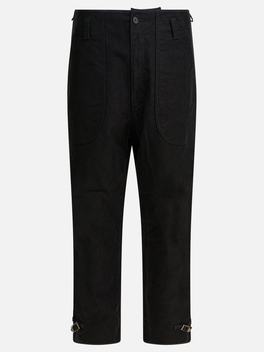 Pantaloni casual Solid colour  Nero - Needles Uomo | VIETTI Online Store 
