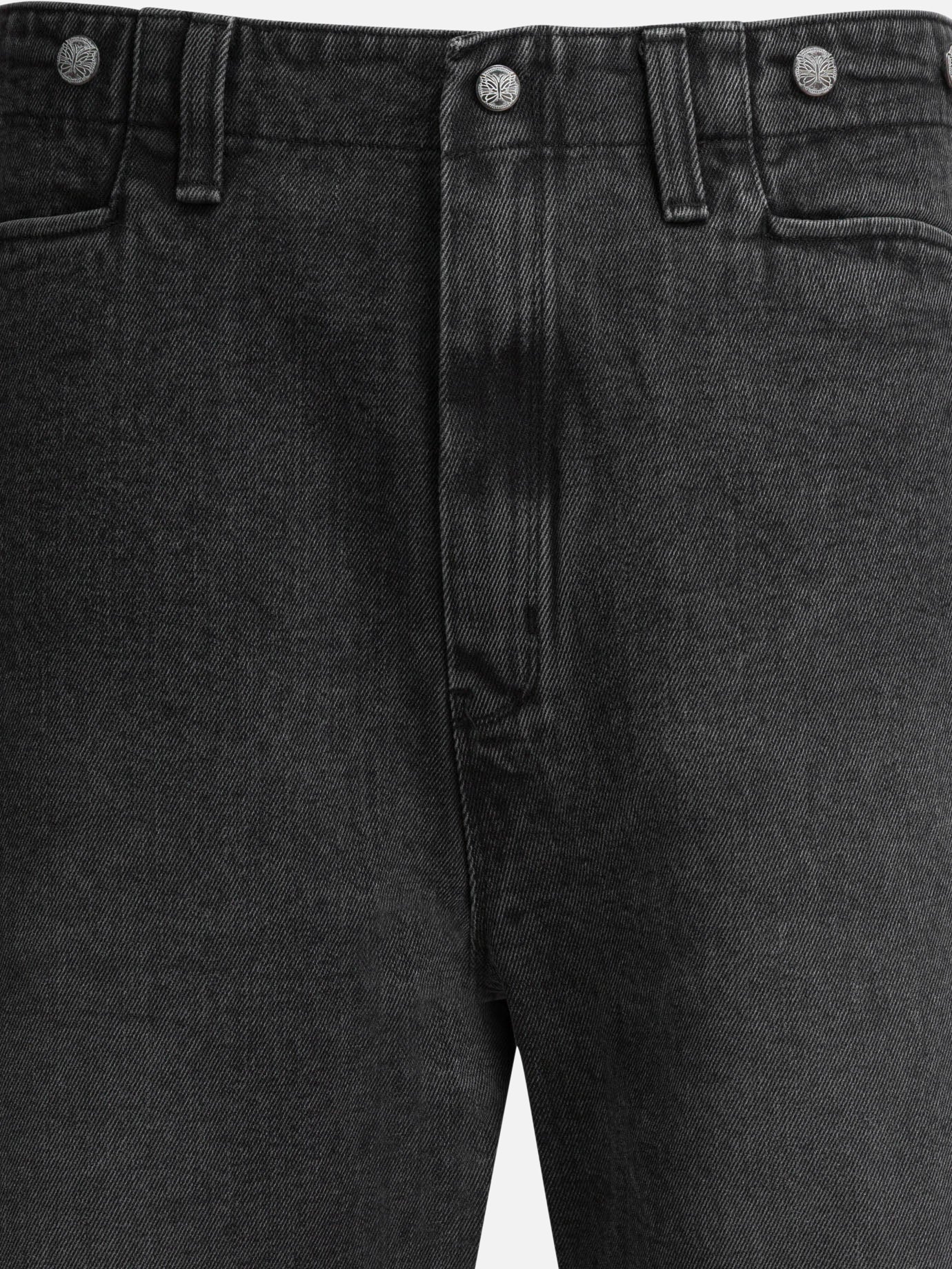 Jeans a gamba larga Solid colour  Nero - Needles Uomo | PDP | VIETTI Online Store | thumbnail_3