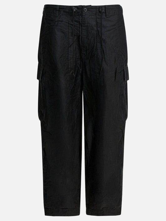 Pantaloni cargo & parachute Solid colour  Nero - Needles Uomo | VIETTI Online Store 
