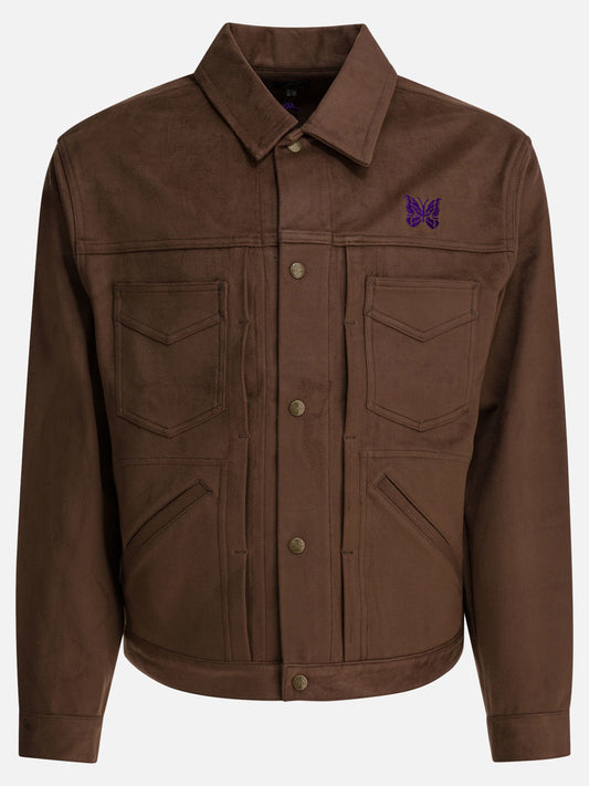 Giacche overshirt Logo  Marrone - Needles Uomo | VIETTI Online Store 
