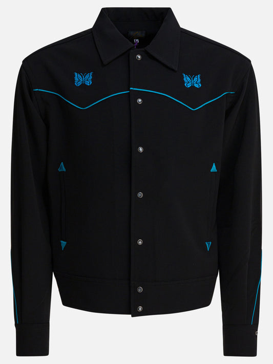 Giacche overshirt Logo  Nero - Needles Uomo | VIETTI Online Store 
