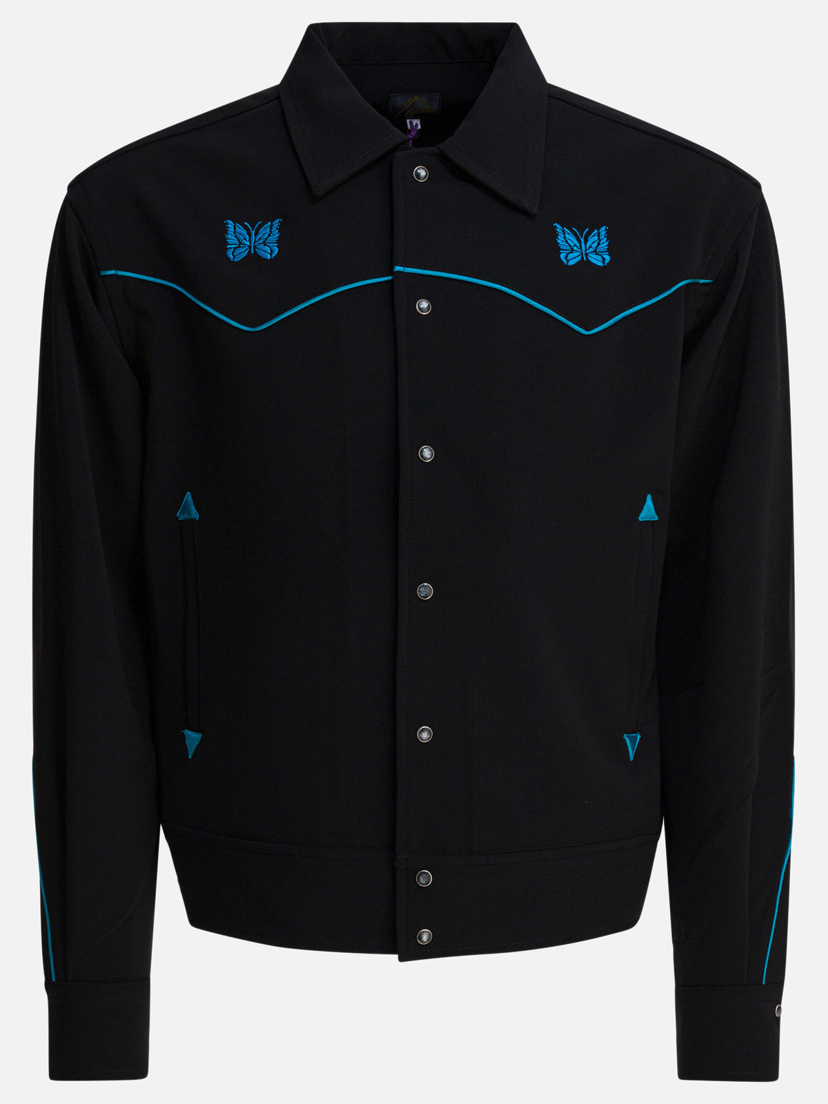 Needles Orvershirt jacket western details Black