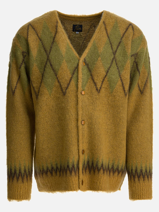 Cardigan Argyle  Giallo - Needles Uomo | VIETTI Online Store 
