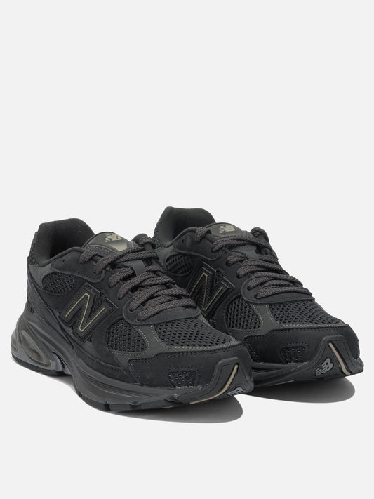 Sneaker basse 50% leather 50% mesh - 100% rubber  Nero - New Balance Uomo | PDP | VIETTI Online Store | 2
