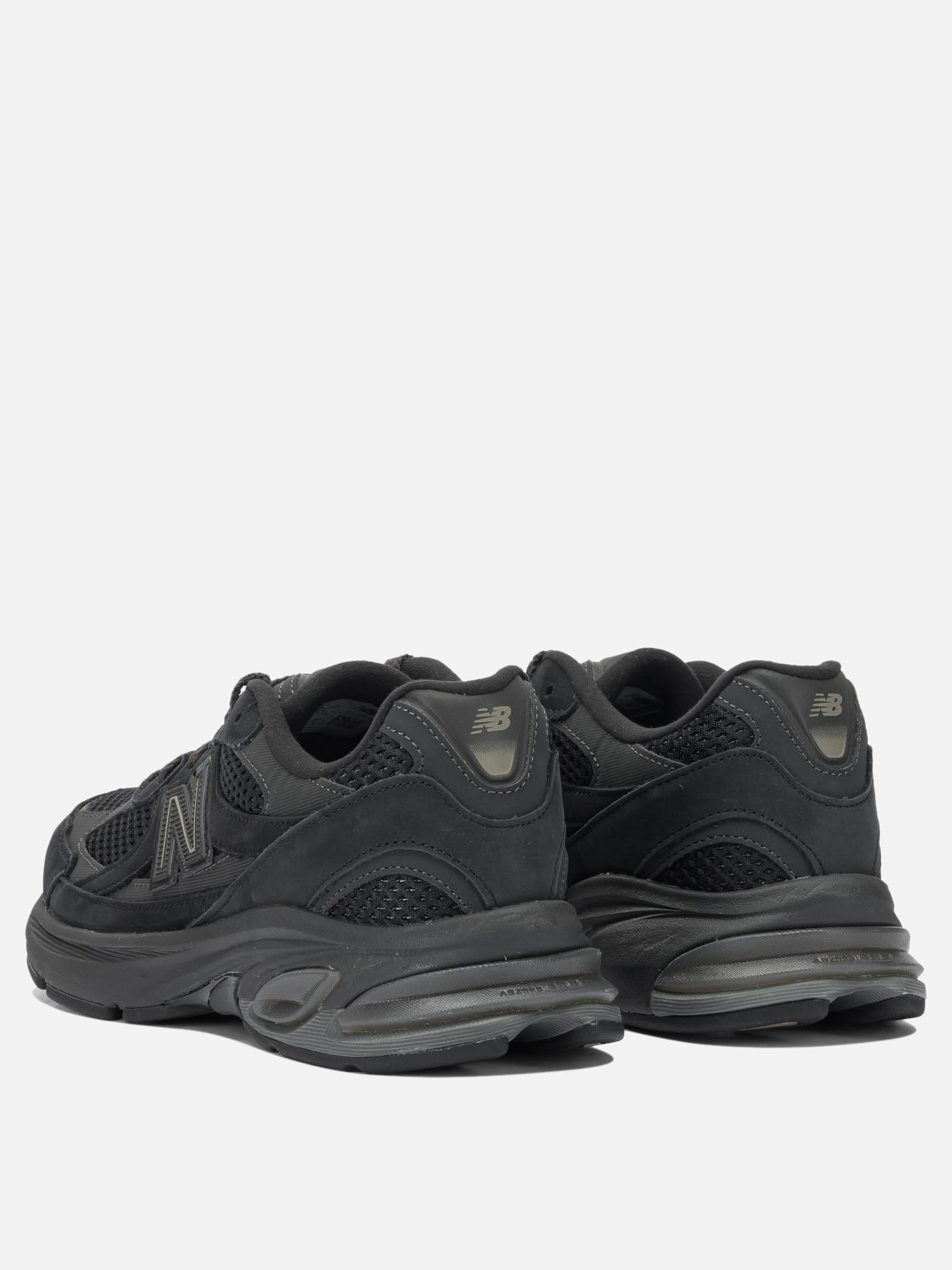 Sneaker basse 50% leather 50% mesh - 100% rubber  Nero - New Balance Uomo | PDP | VIETTI Online Store | thumbnail_4