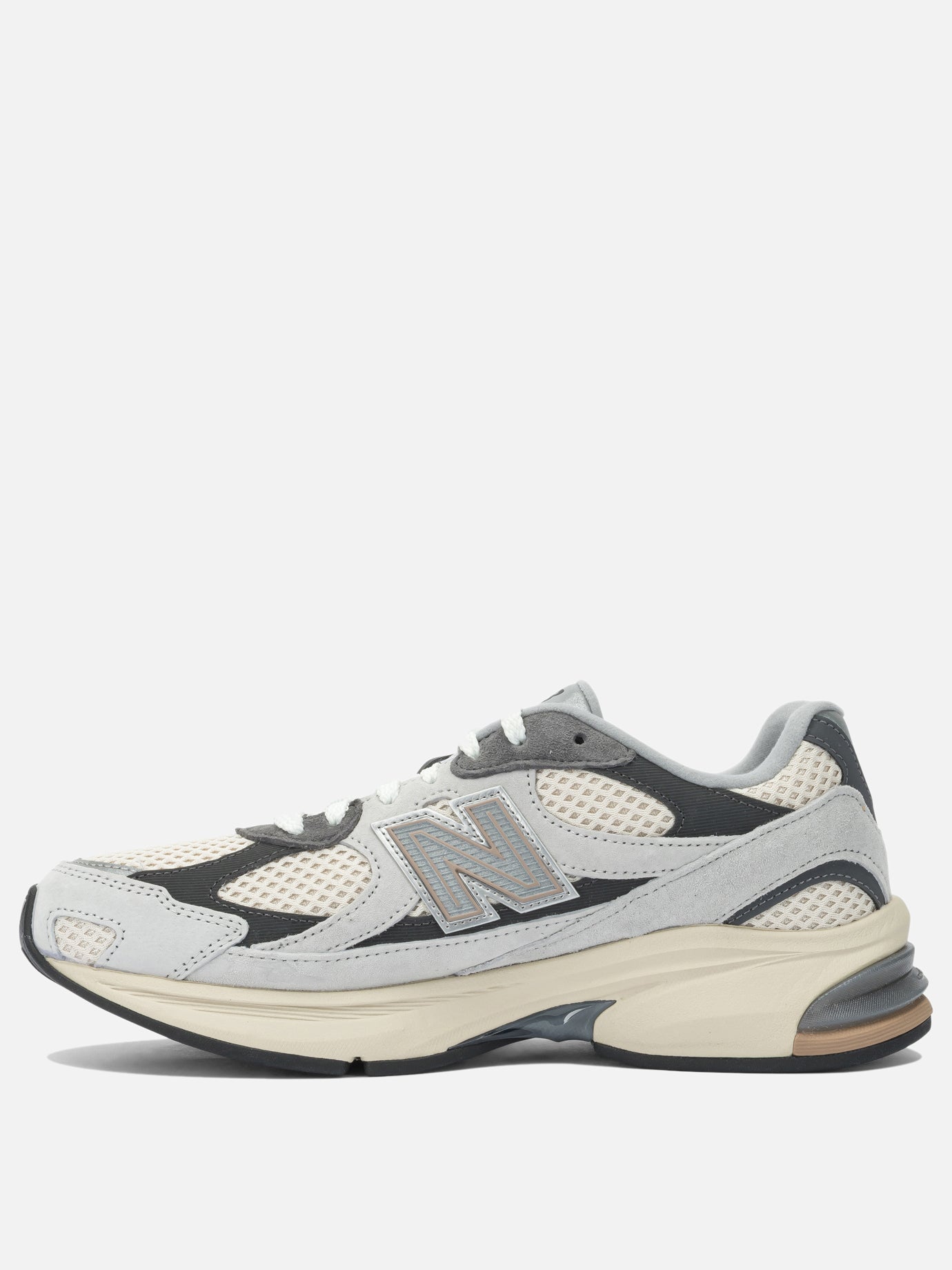 Sneaker basse 50% leather 50% mesh - 100% rubber  Grigio - New Balance Uomo | PDP | VIETTI Online Store | thumbnail_3