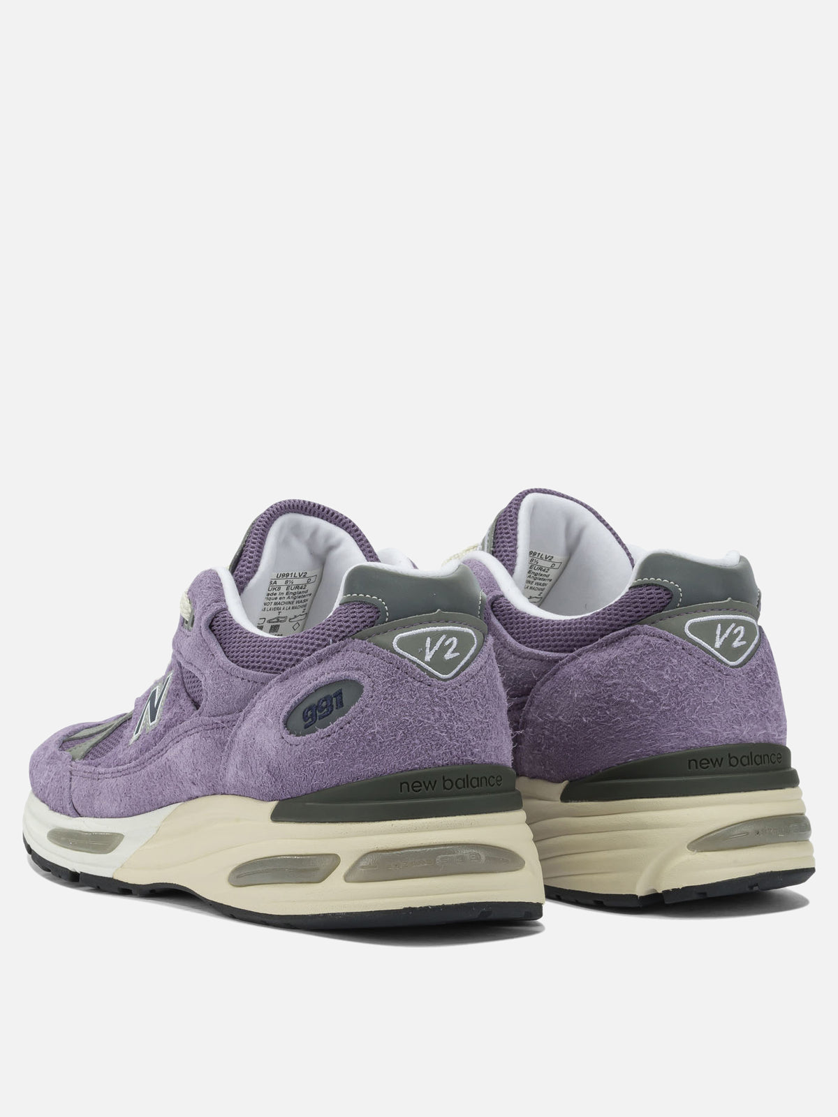 New Balance "Made in UK 991v2" Sneakers Purple - VIETTI