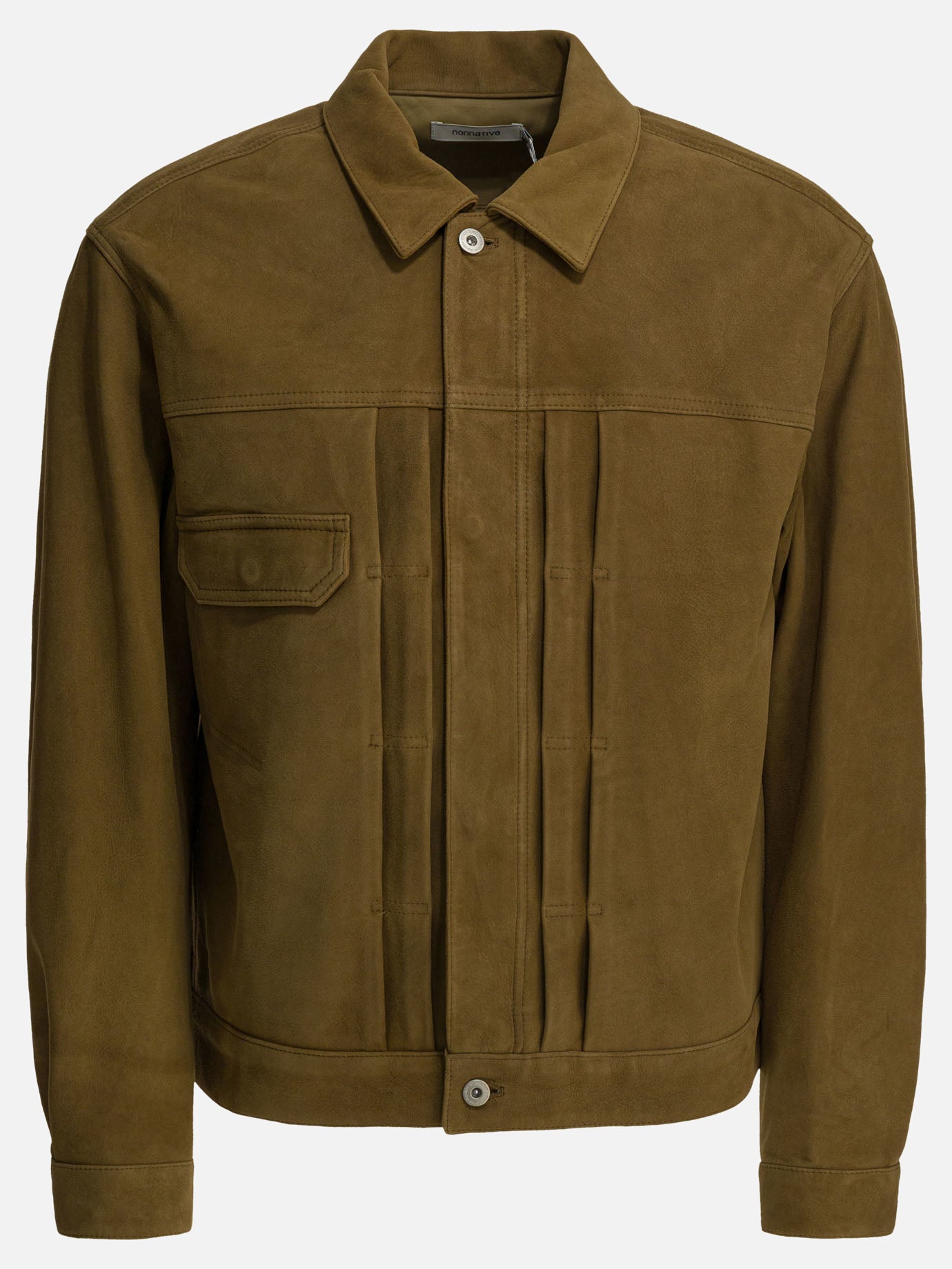 Leather jackets Solid colour  Brown - nonnative Men | PDP | VIETTI Online Store | Zoom-Modal
