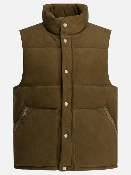 nonnative "Explorer" Sleeveless jacket Brown

