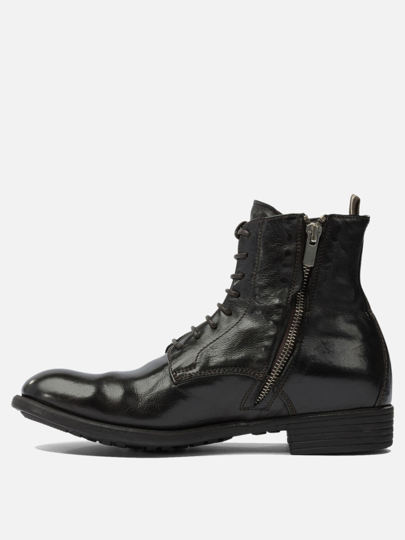 Stivaletti stringati 100% calf leather - 100% rubber  Marrone - Officine Creative Donna | PDP | VIETTI Online Store | thumbnail_3